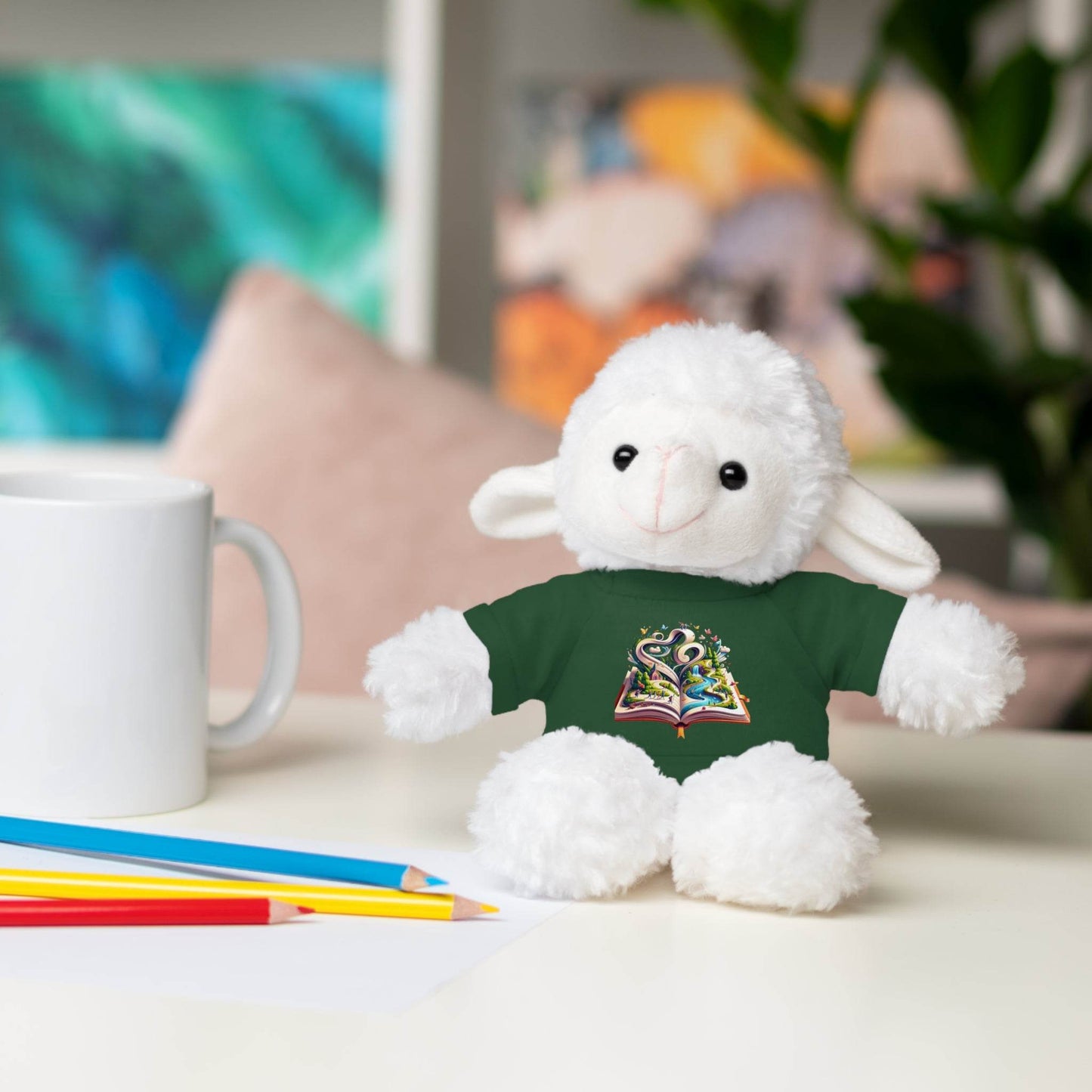 Personalized Stuffed Animal with Tee - Perfect Gift for Kids and Baby Showers - The Dreamer's Bookshop.