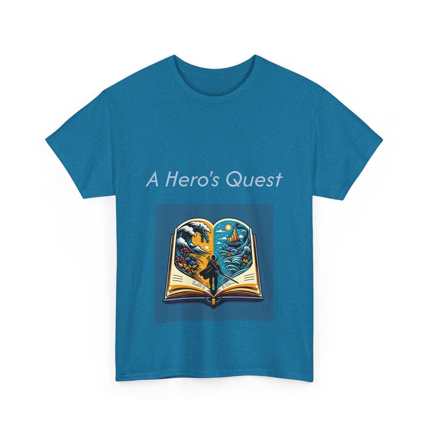 Adventurous - Unisex Heavy Cotton Tee - Hero's Quest - The Dreamer's Bookshop.