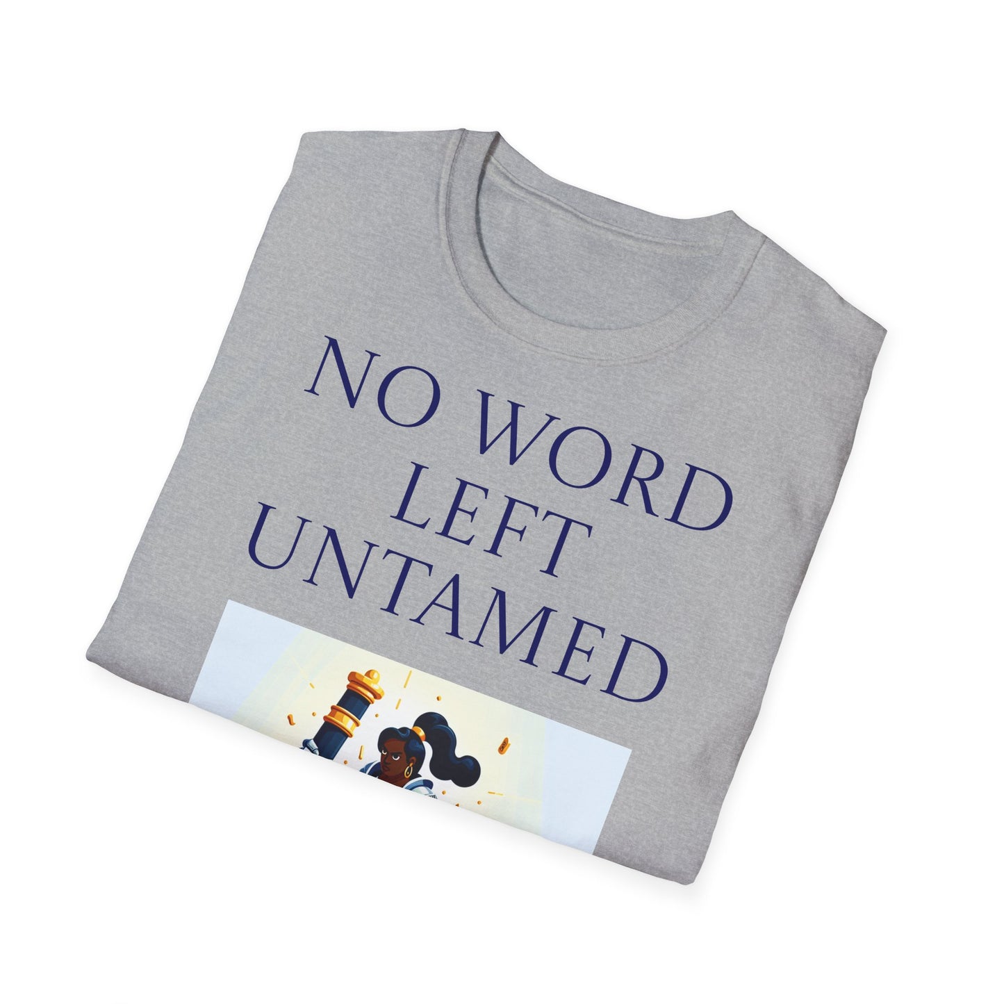 Unisex -Inspired T-Shirt - "No Word" - Perfect for Book Lovers - The Dreamer's Bookshop.