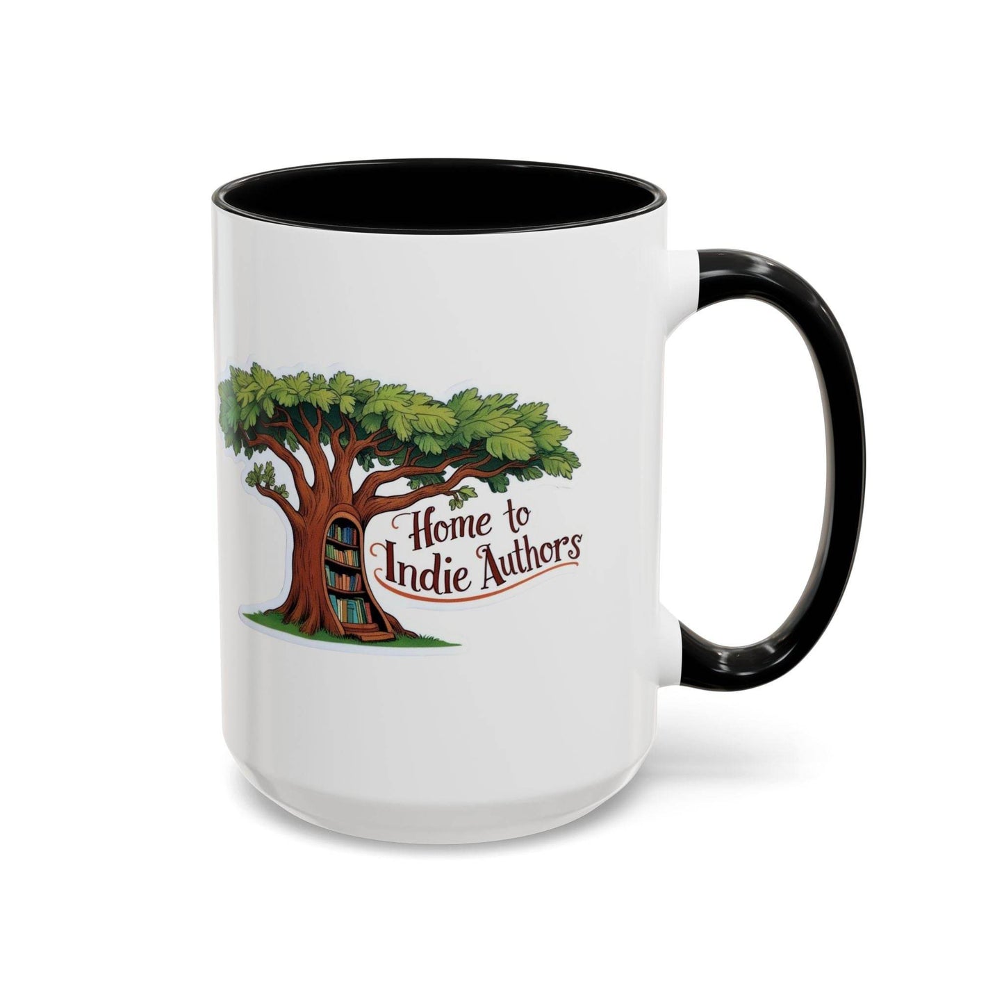 Home to Indie Authors Accent Coffee Mug - Perfect Gift for Writers & Book Lovers - The Dreamer's Bookshop.