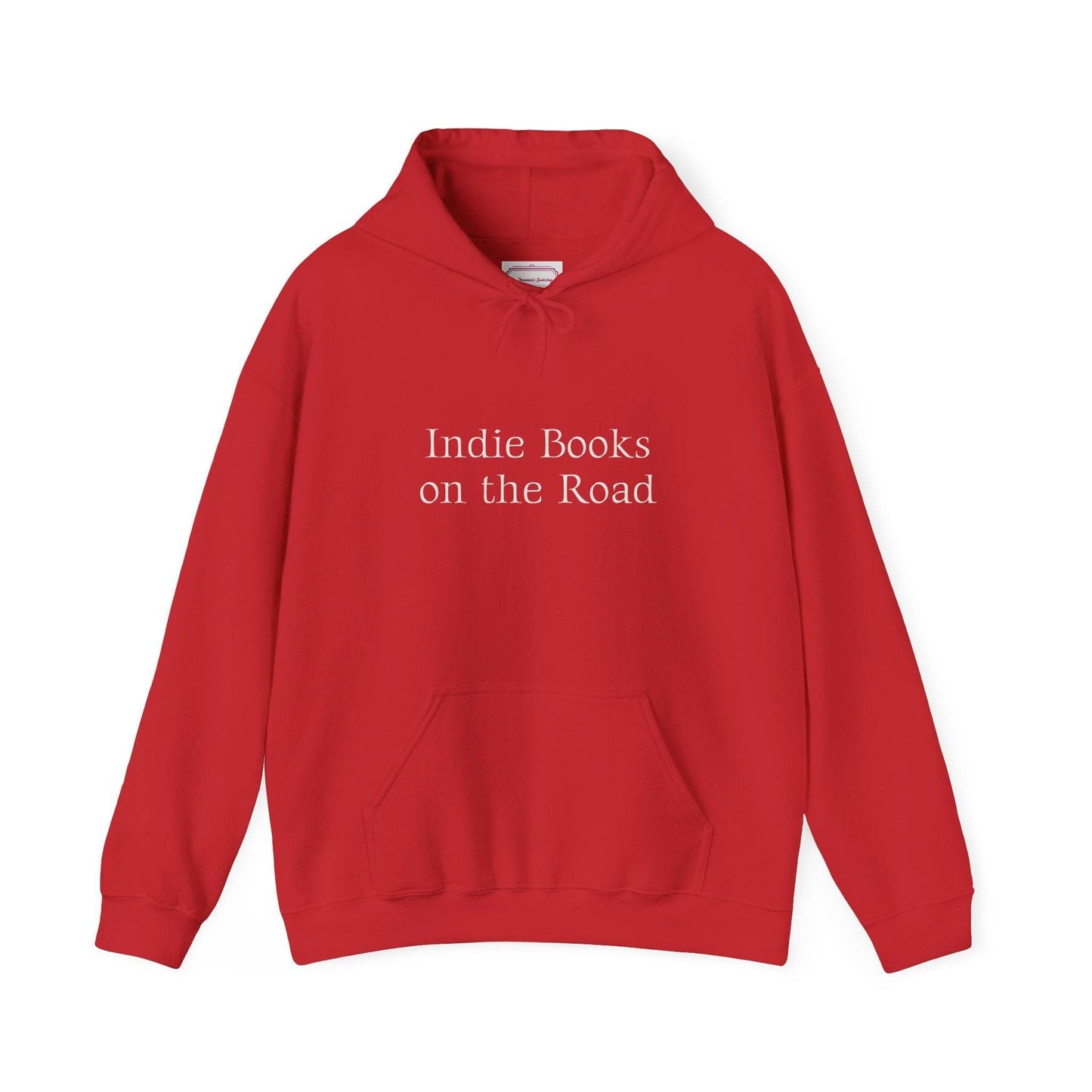 Indie Books on the Road Hooded Sweatshirt - Perfect for Book Lovers - The Dreamer's Bookshop.