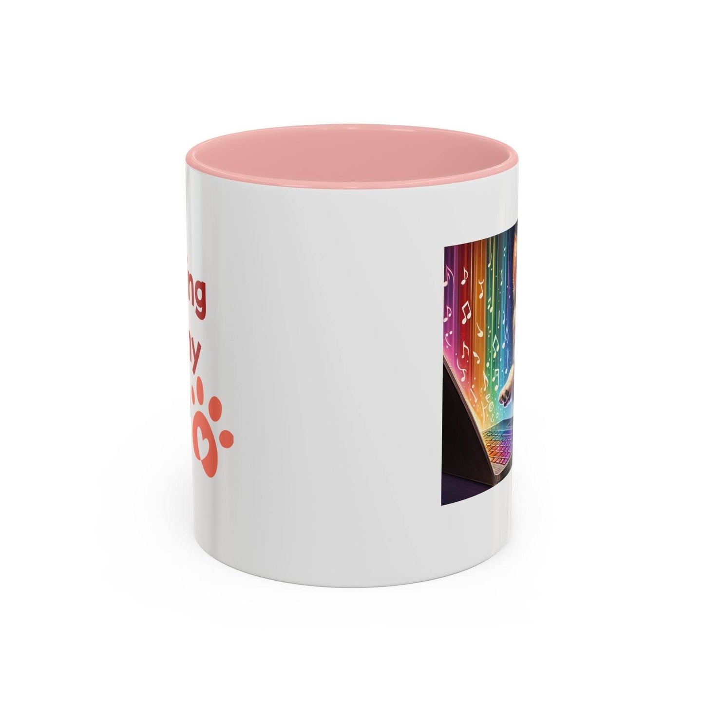 Playful Dog Writer Coffee Mug - Cute Gift for Book Lovers - The Dreamer's Bookshop.