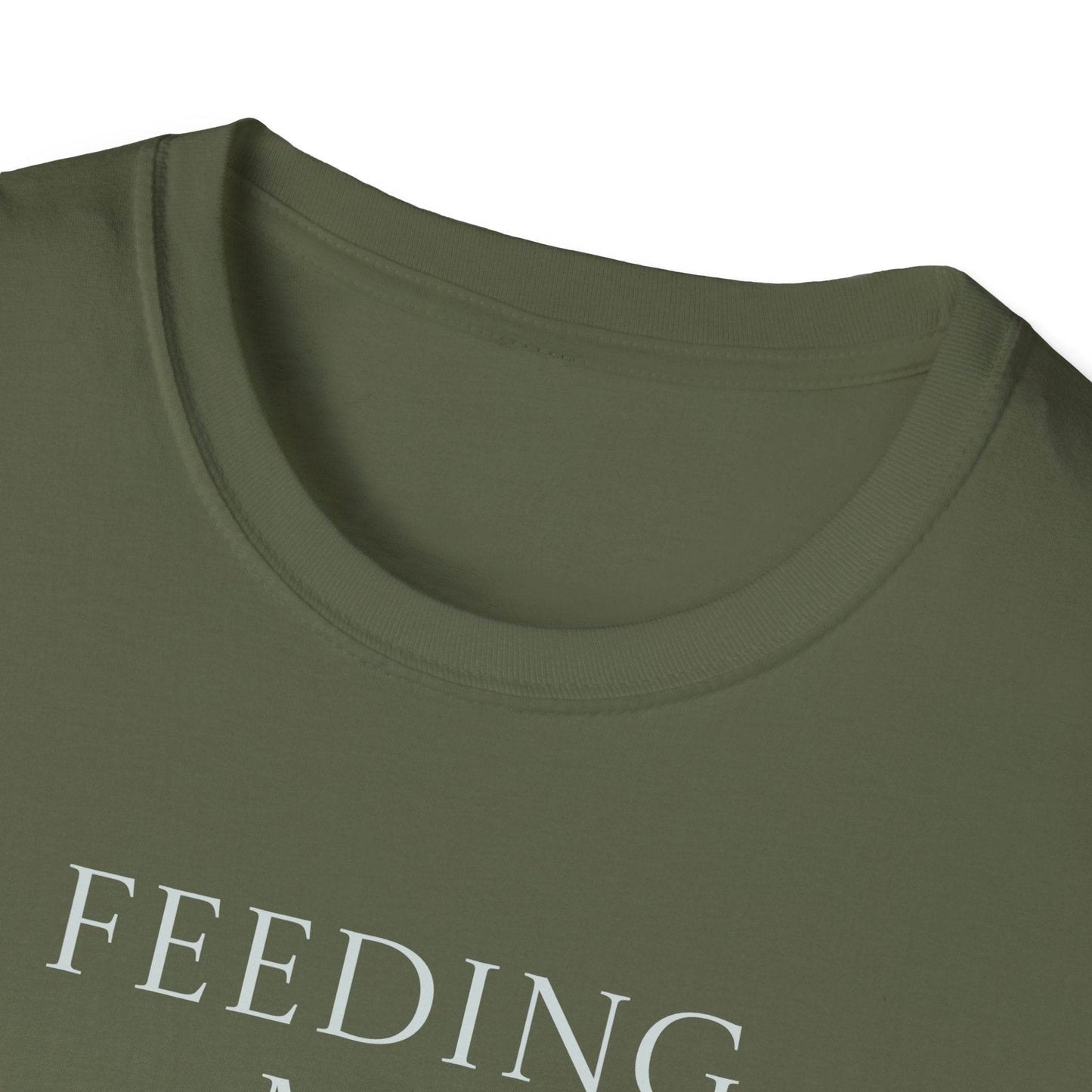 Unisex Softstyle T-Shirt - 'Feeding' - The Dreamer's Bookshop.