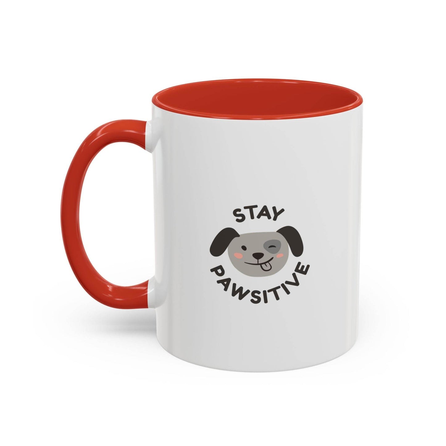 Cute Dog Pawsitive Coffee Mug - 11 & 15oz Drink and Behave - The Dreamer's Bookshop.