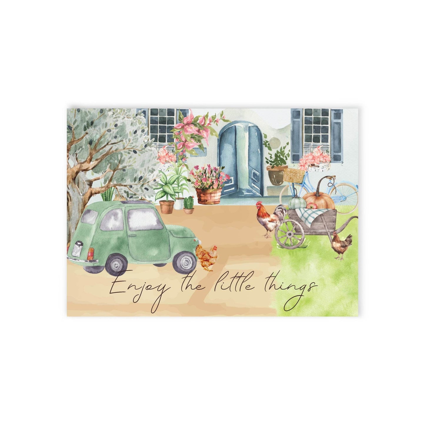 The Dreamer's Bookshop "Country side" Enjoy the Little Things Card - The Dreamer's Bookshop.