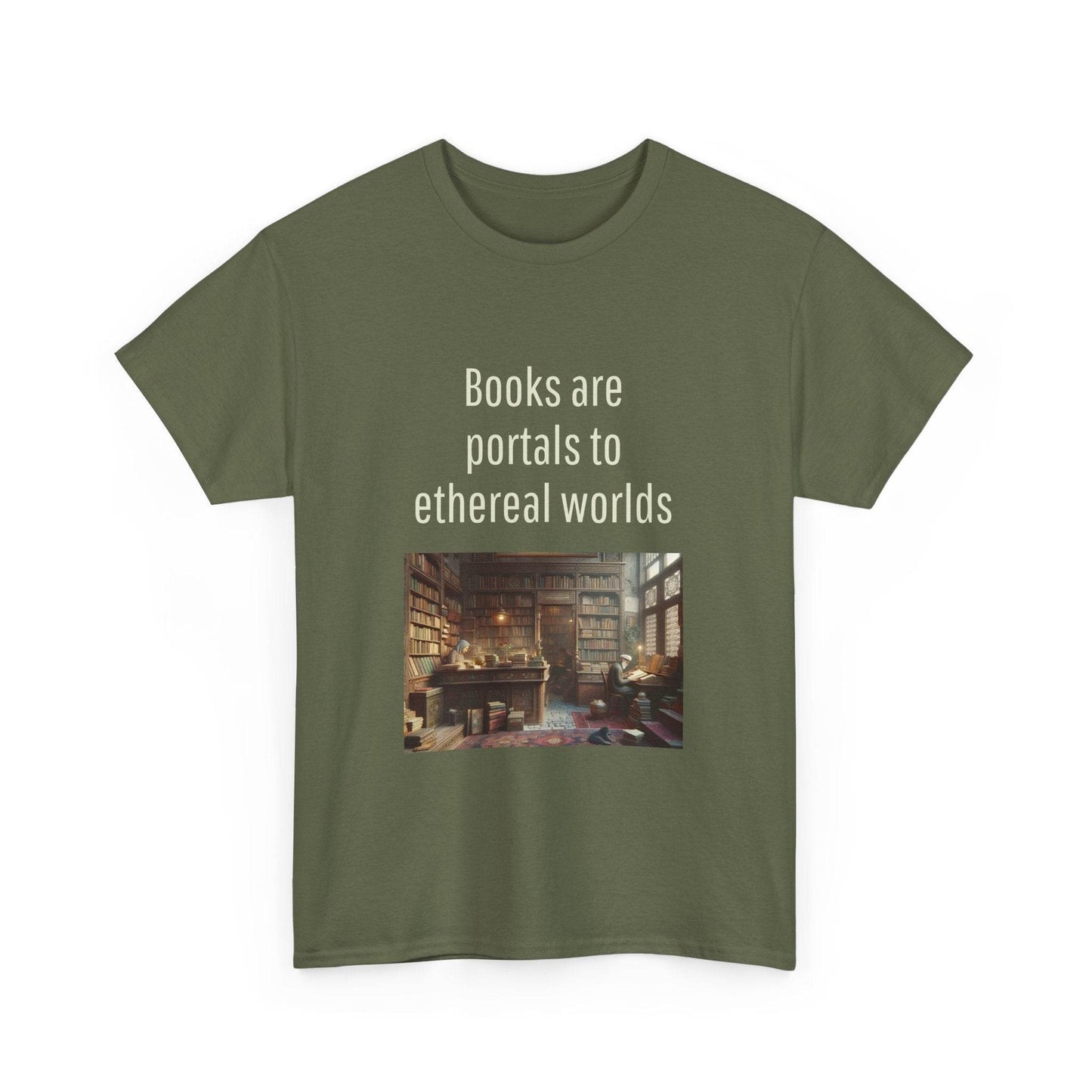 Portals - Unisex Heavy Cotton Tee - Creative Apparel - The Dreamer's Bookshop.