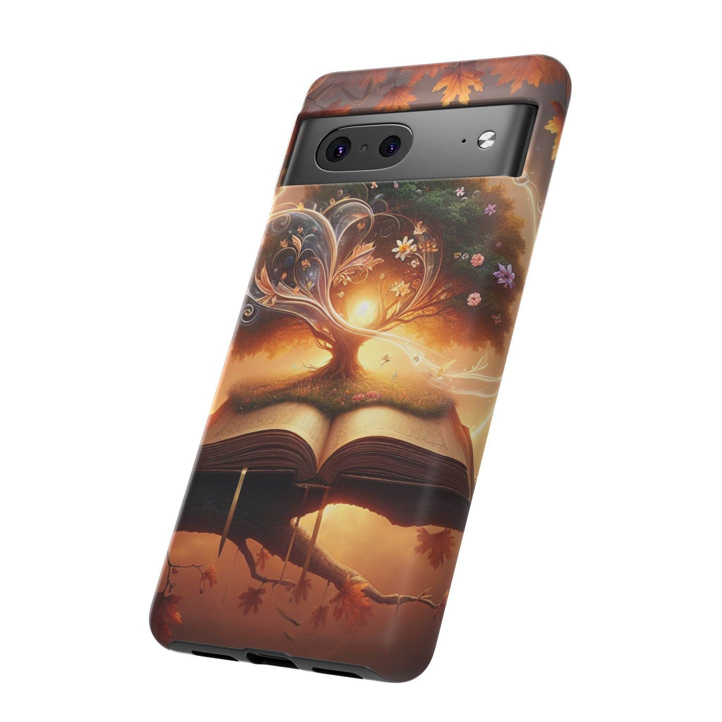 Google & Samsung - Artistic Phone Case with BookishTree Design - Tough Cases - The Dreamer's Bookshop.