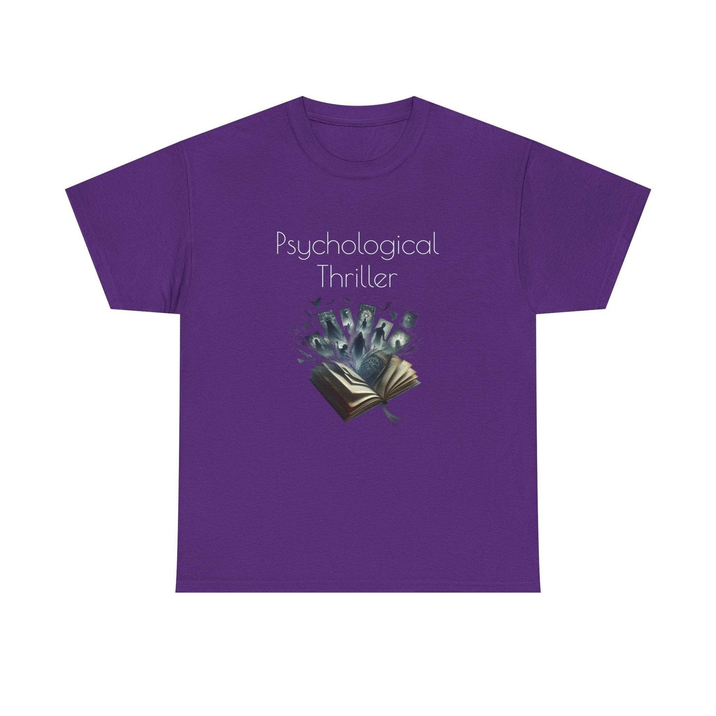 Fiction - Graphic Tee - Unisex Heavy Cotton T-Shirt Psychological Thriller - The Dreamer's Bookshop.