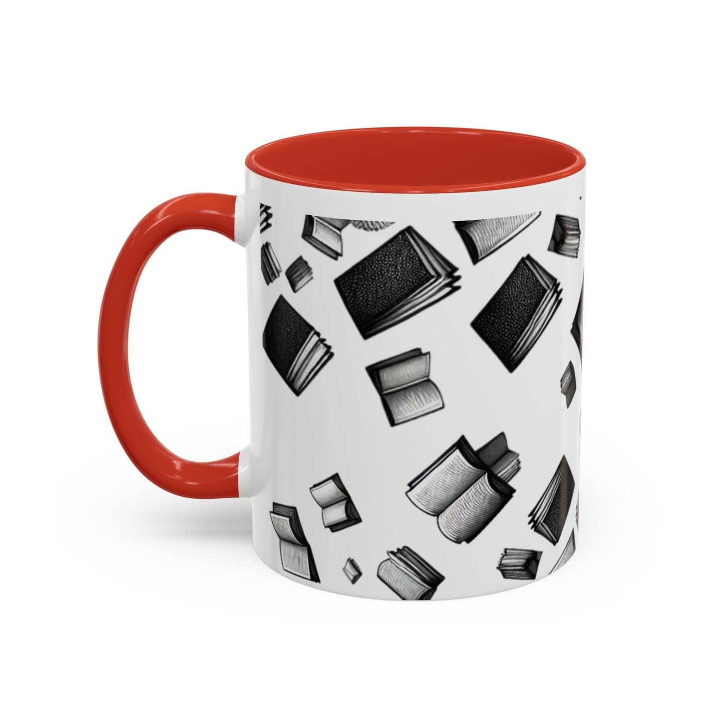 Books on My Mind Accent Coffee Mug - Perfect for Readers - The Dreamer's Bookshop.