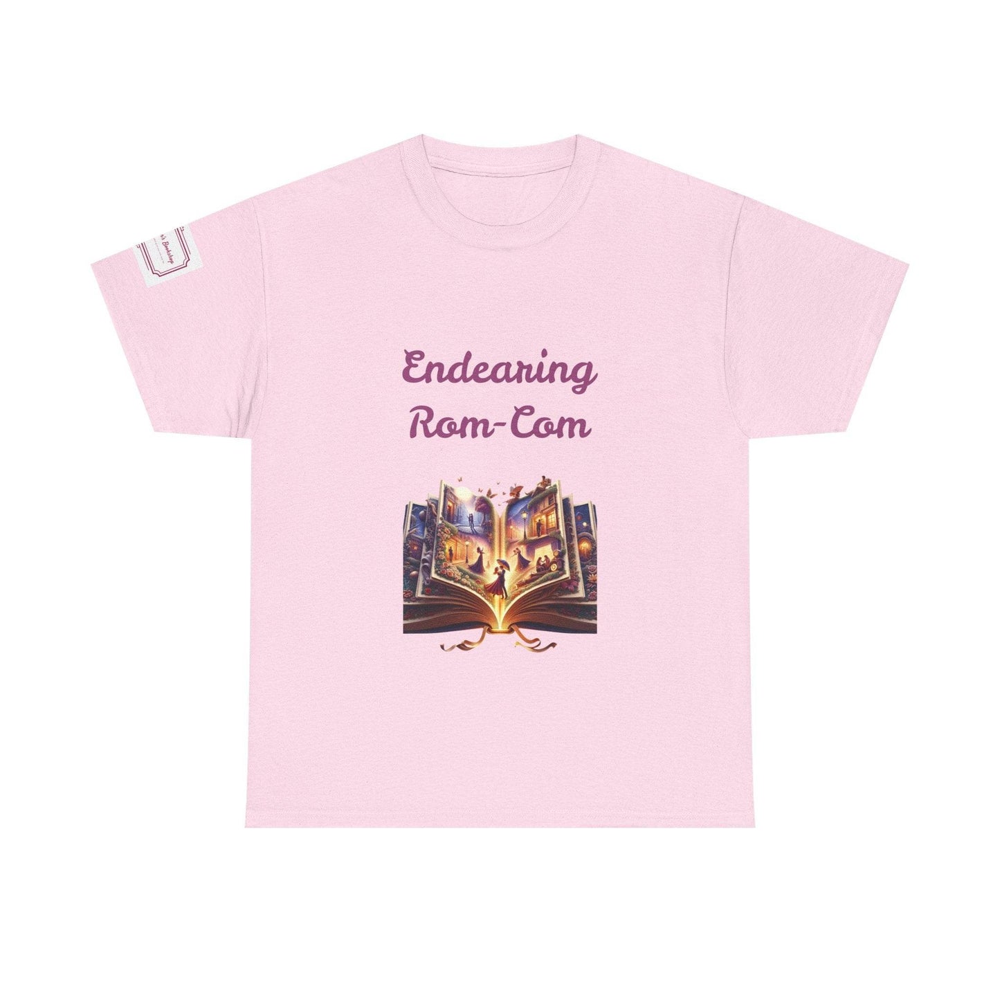Endearing - Unisex Heavy Cotton Tee - Rom-Com Books - The Dreamer's Bookshop.
