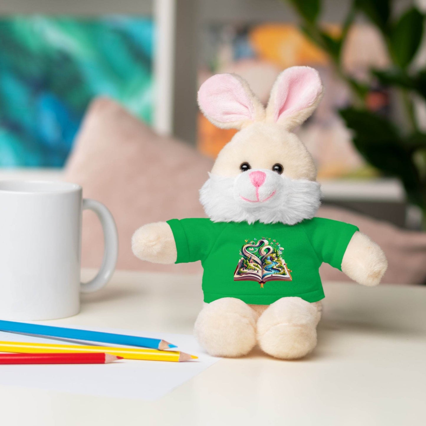 Personalized Stuffed Animal with Tee - Perfect Gift for Kids and Baby Showers - The Dreamer's Bookshop.