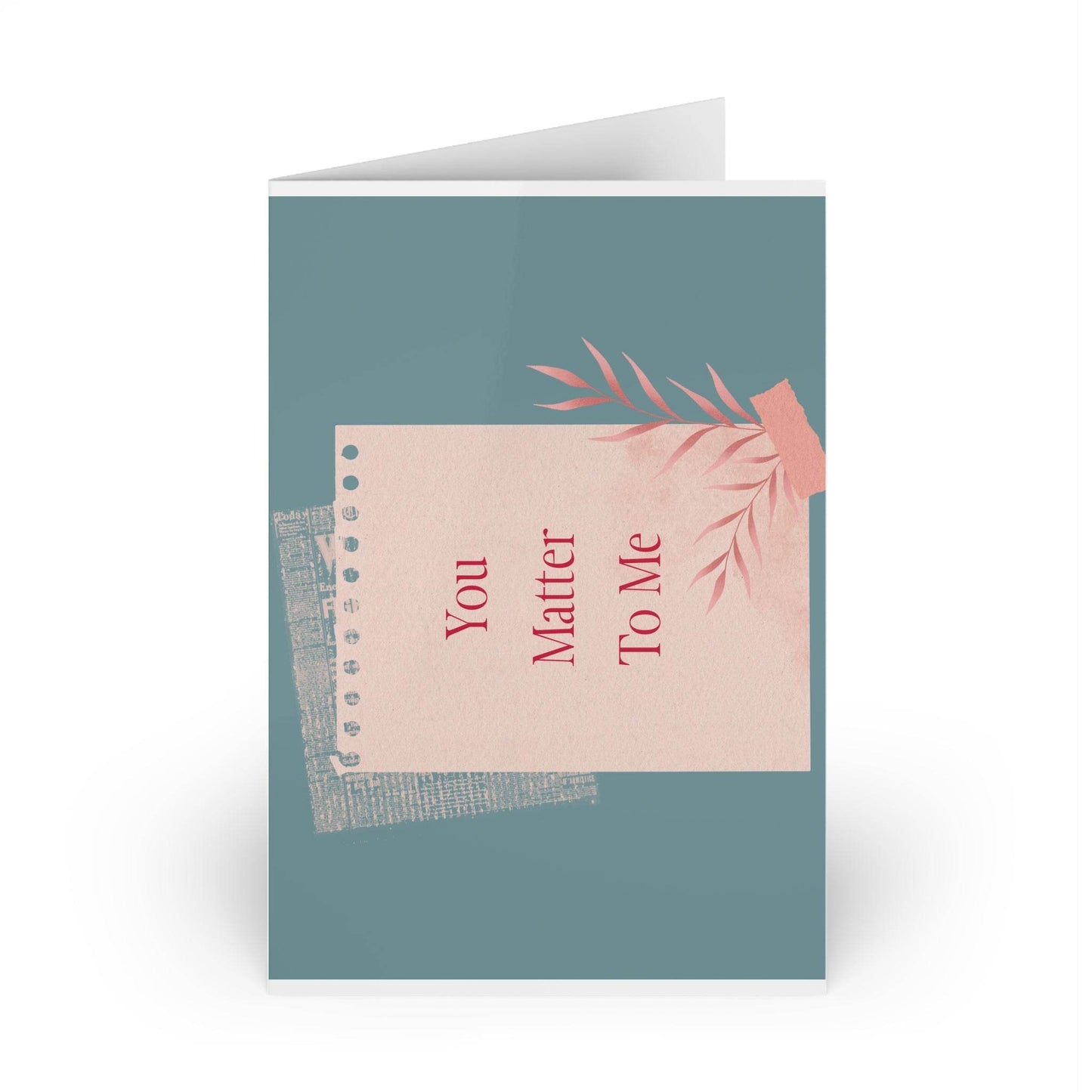 The Dreamer's Bookshop Appreciation "You Matter To Me" Print Card - The Dreamer's Bookshop.
