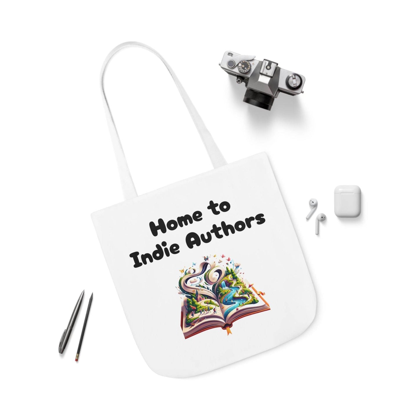 Home to Indie Authors Tote Bag - Perfect Gift for Book Lovers - The Dreamer's Bookshop.