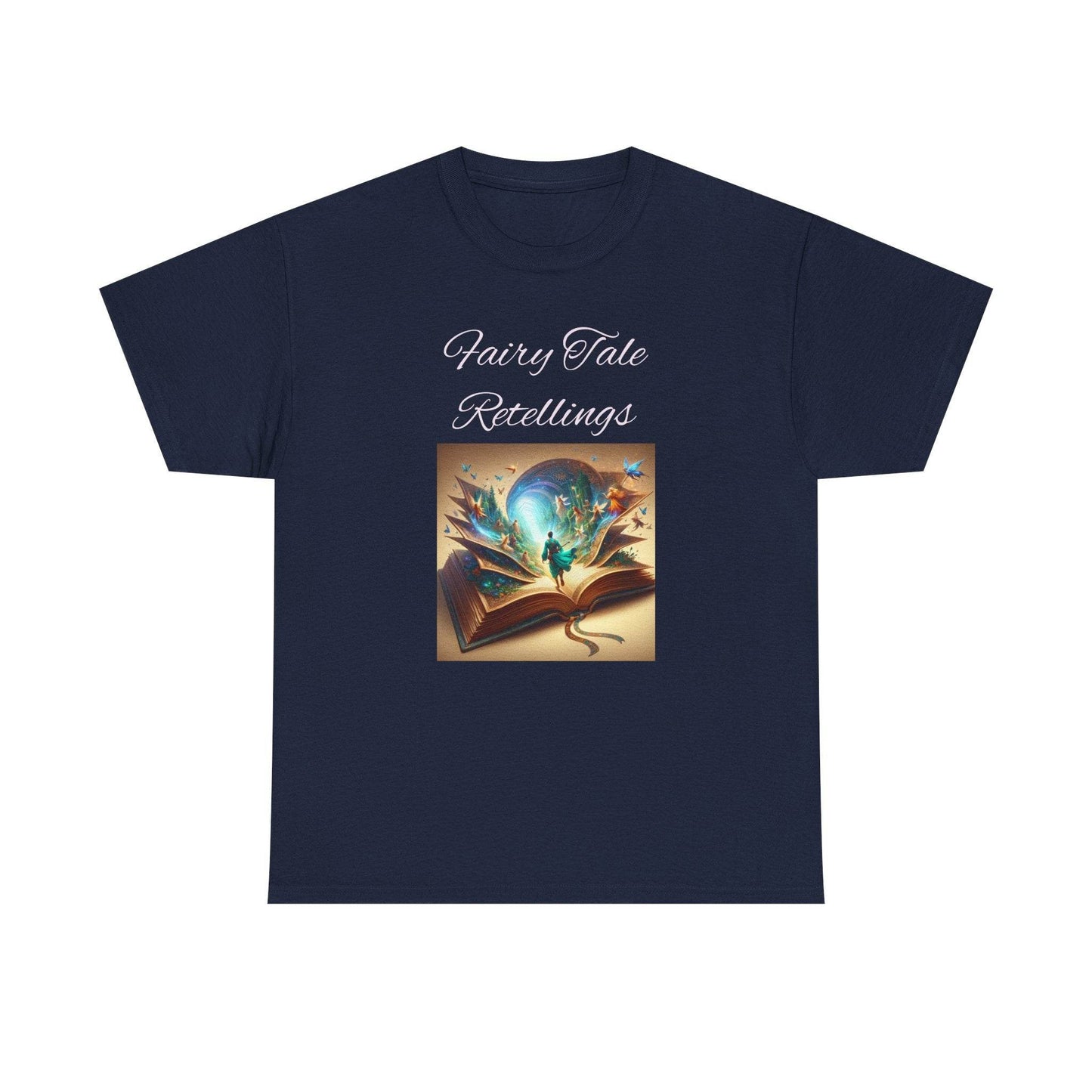 Fiction - Graphic Tee - Unisex Heavy Cotton T-Shirt - Fairy Tale Retellings - The Dreamer's Bookshop.