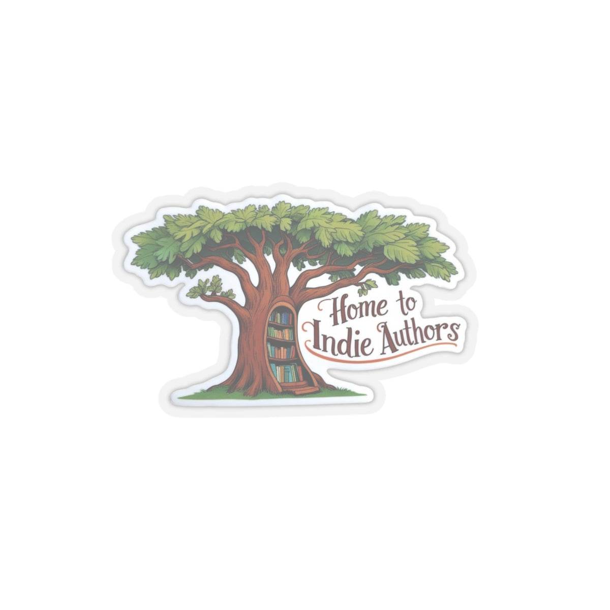 Home to Indie Authors Kiss-Cut Stickers | Book Lover Gift | Literary Decor - The Dreamer's Bookshop.