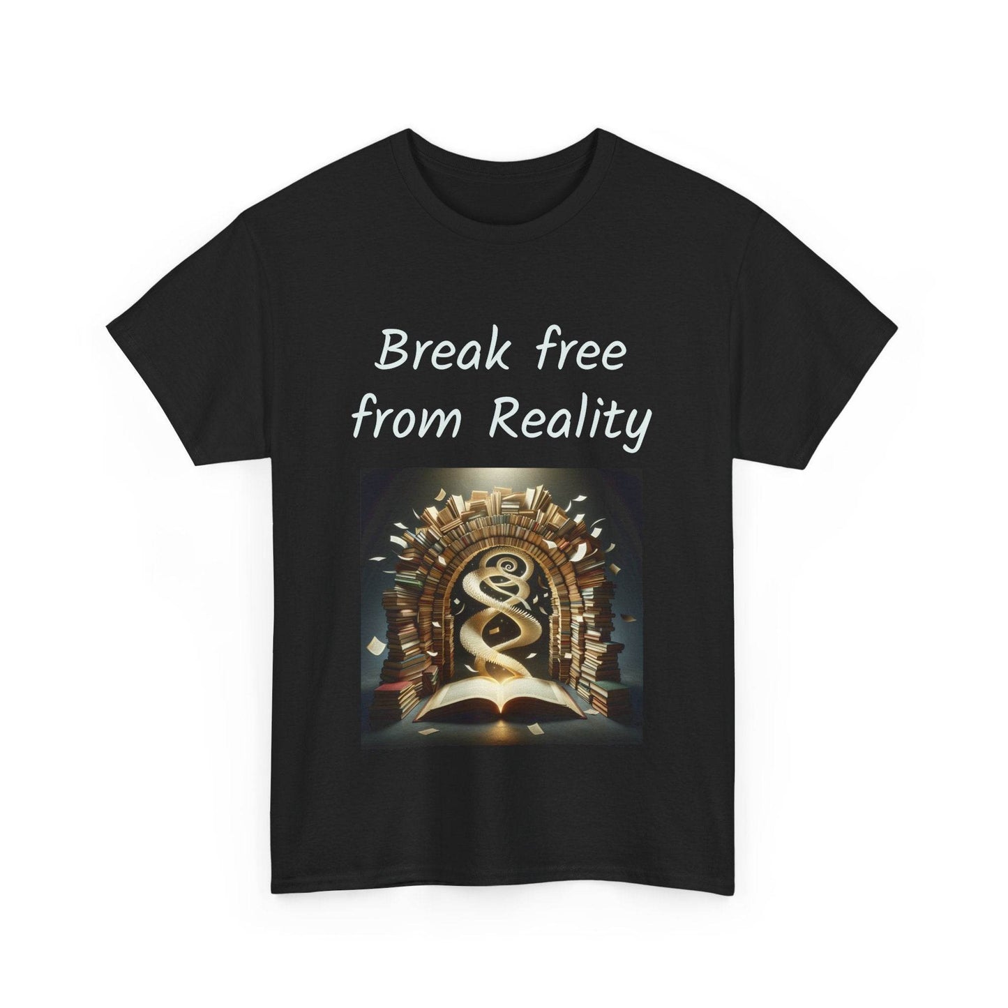 Break Free - Unisex Heavy Cotton Tee - Book Lovers - The Dreamer's Bookshop.