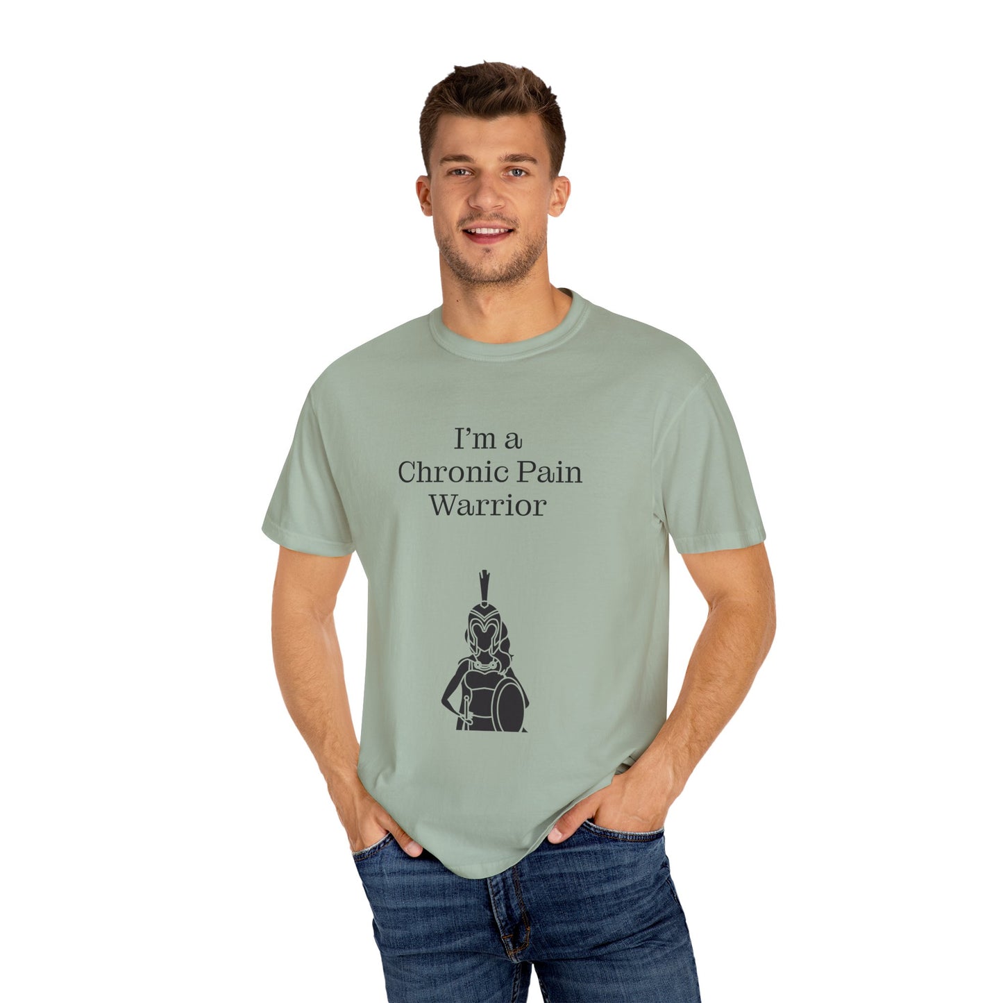 Chronic Pain Warrior Unisex Garment-Dyed T-Shirt - Empowering Supportive Apparel