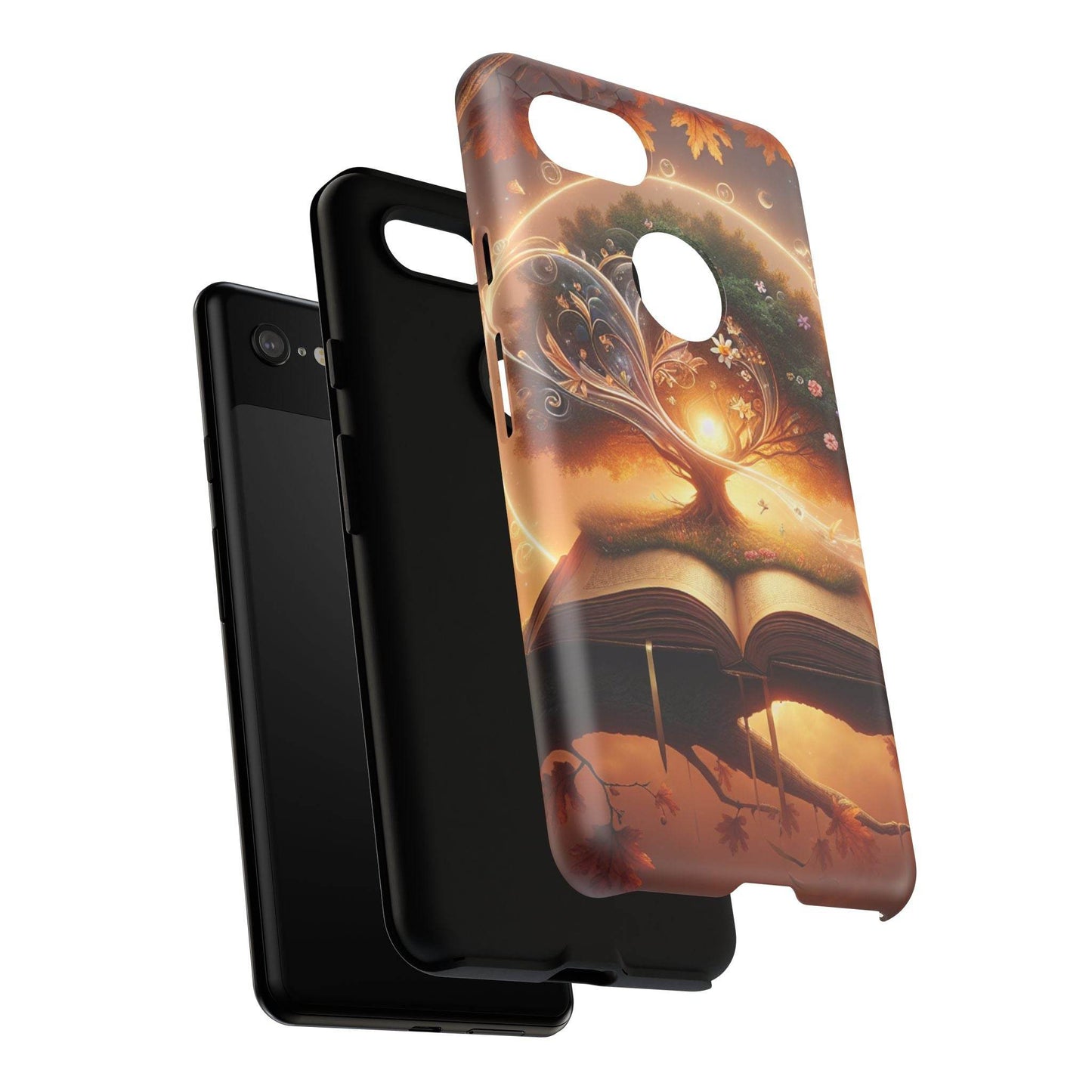 Google & Samsung - Artistic Phone Case with BookishTree Design - Tough Cases - The Dreamer's Bookshop.