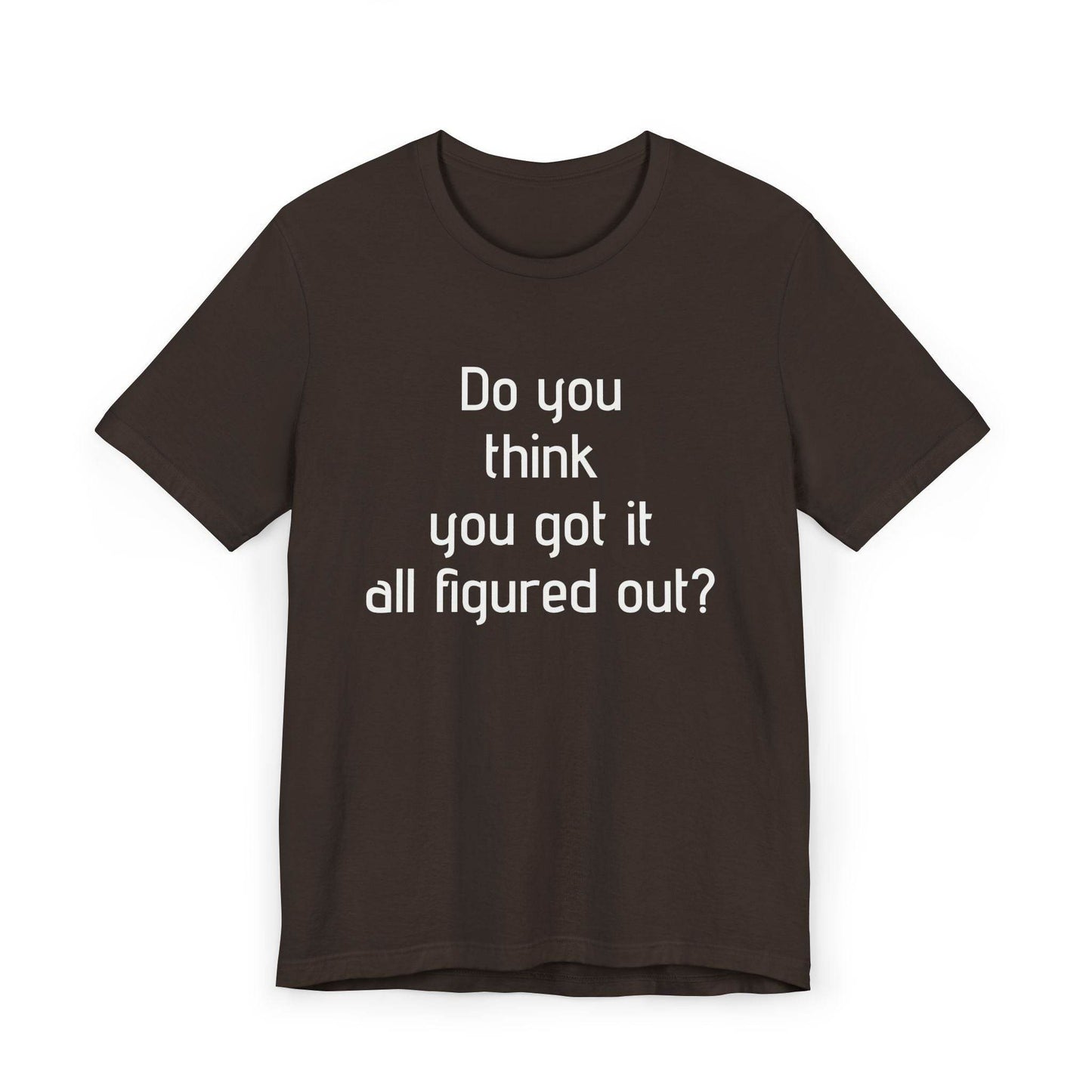 Inspirational Unisex Jersey T-Shirt - Think Again Vibe - The Dreamer's Bookshop.