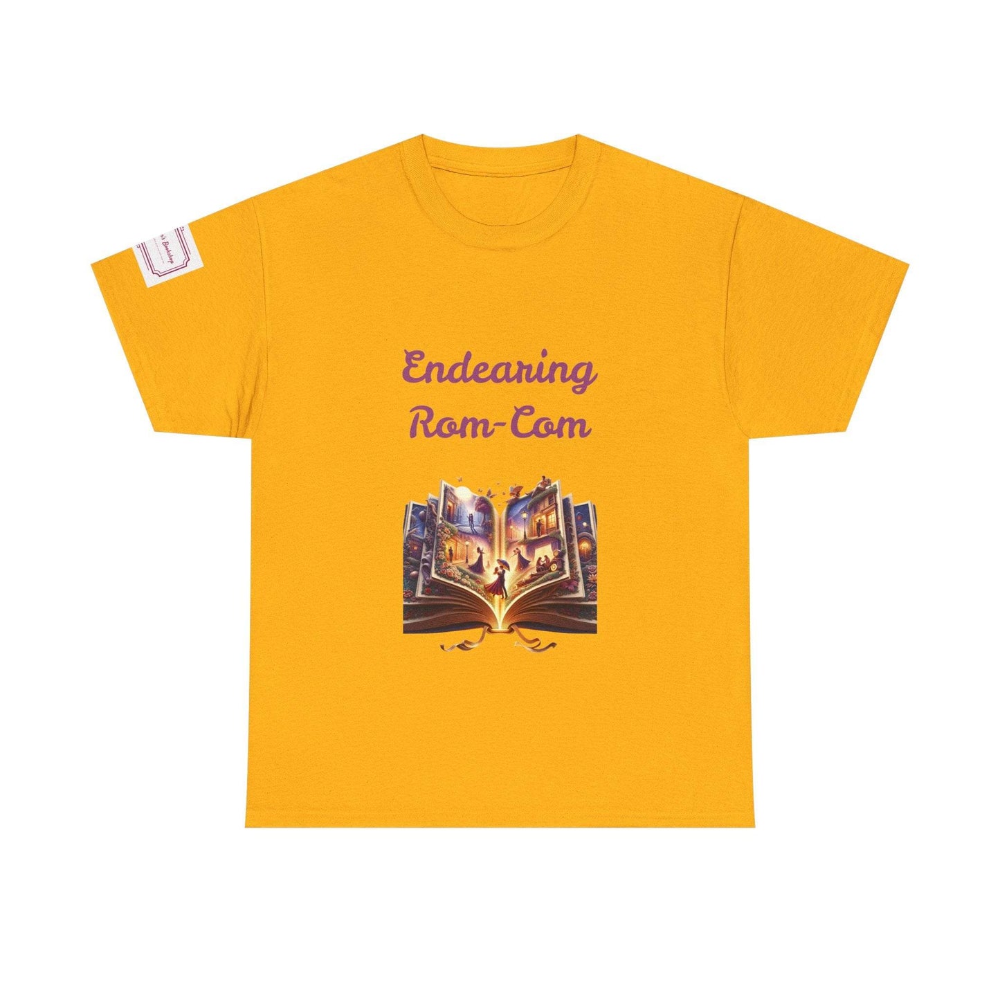 Endearing - Unisex Heavy Cotton Tee - Rom-Com Books - The Dreamer's Bookshop.