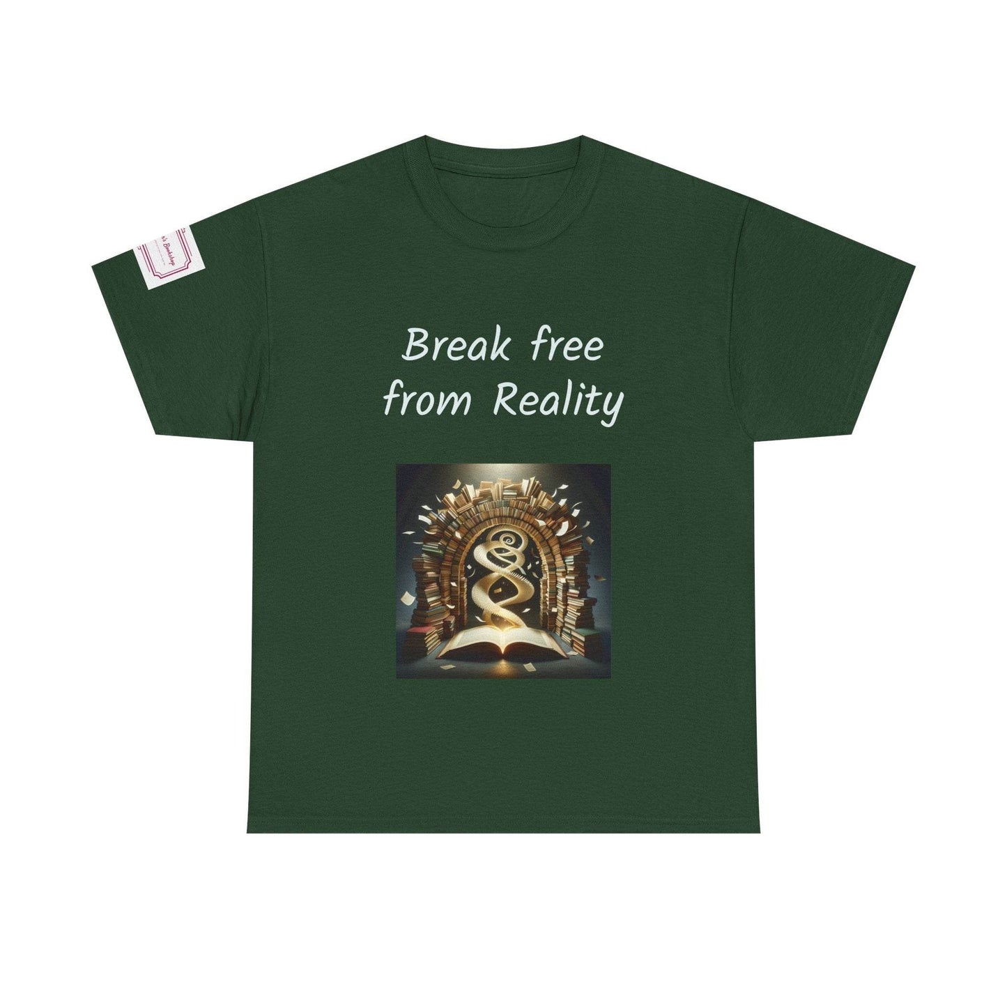 Break Free - Unisex Heavy Cotton Tee - Book Lovers - The Dreamer's Bookshop.
