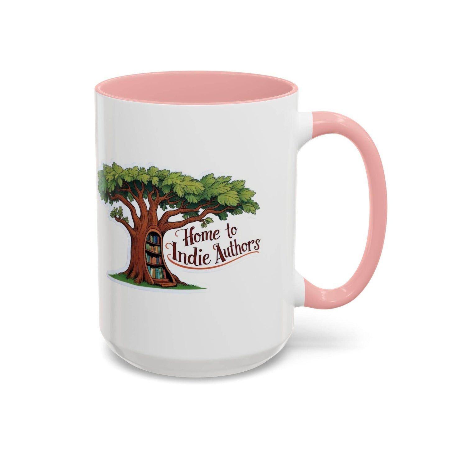Home to Indie Authors Accent Coffee Mug - Perfect Gift for Writers & Book Lovers - The Dreamer's Bookshop.
