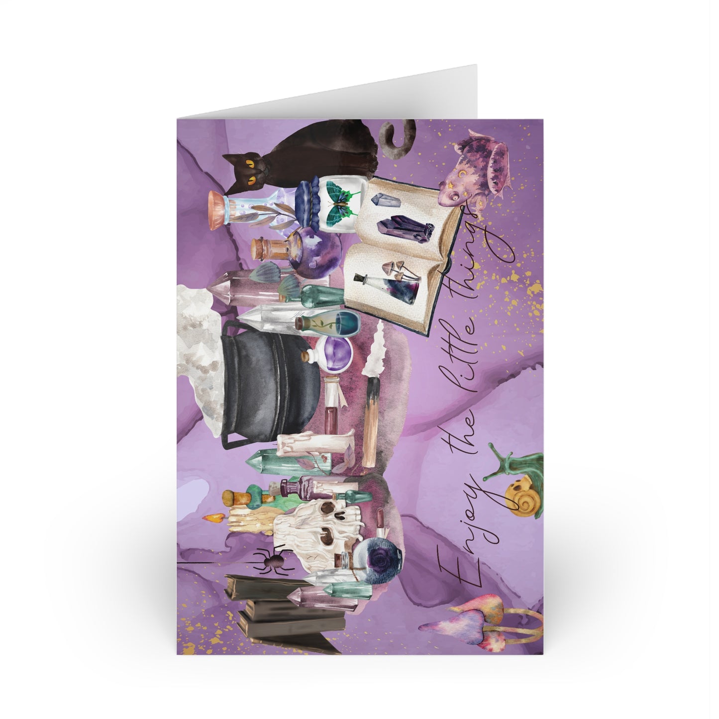 The Dreamer's Bookshop "Witch craft" Enjoy the Little Things Card - The Dreamer's Bookshop.