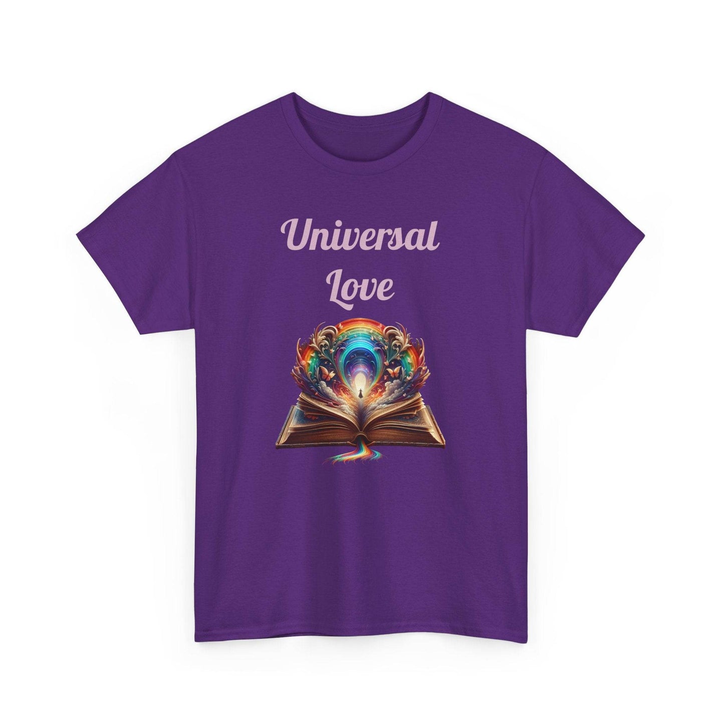 Universal Love - Graphic Tee - Unisex Heavy Cotton T-Shirt Queer Romance Books - The Dreamer's Bookshop.