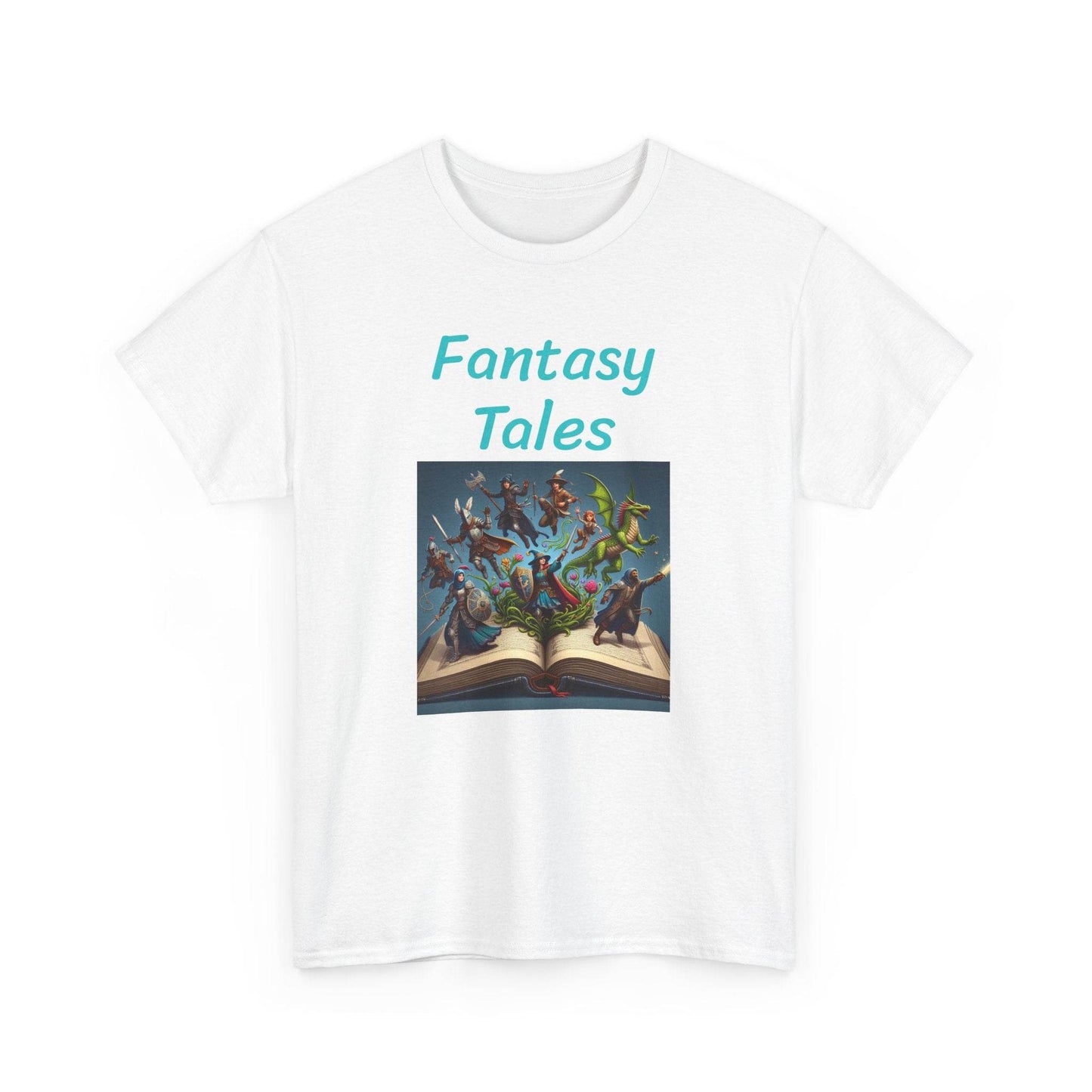 Magic - Graphic Tee - Unisex Heavy Cotton T-Shirt - Fantasy Tales - The Dreamer's Bookshop.