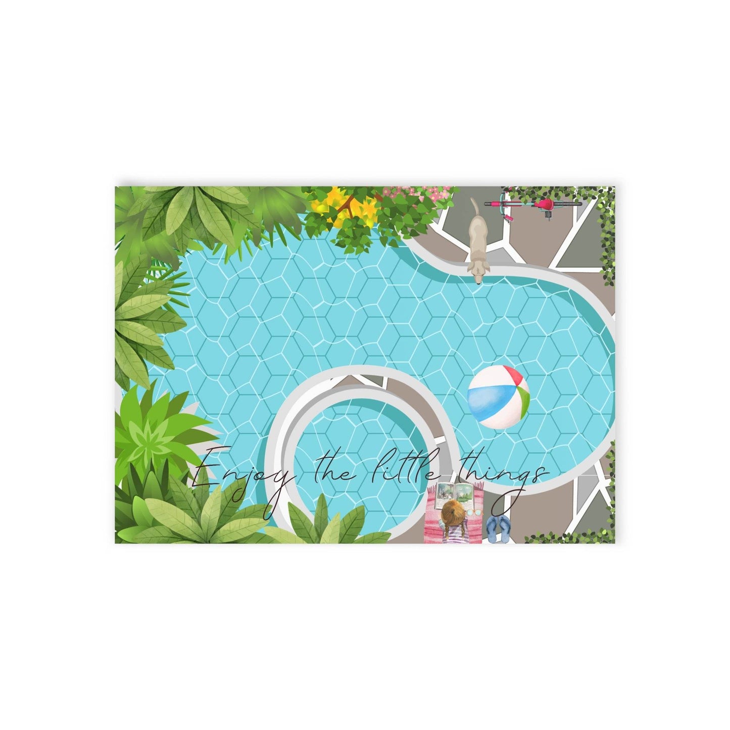 The Dreamer's Bookshop "Poolday" Enjoy the Little Things Card - The Dreamer's Bookshop.