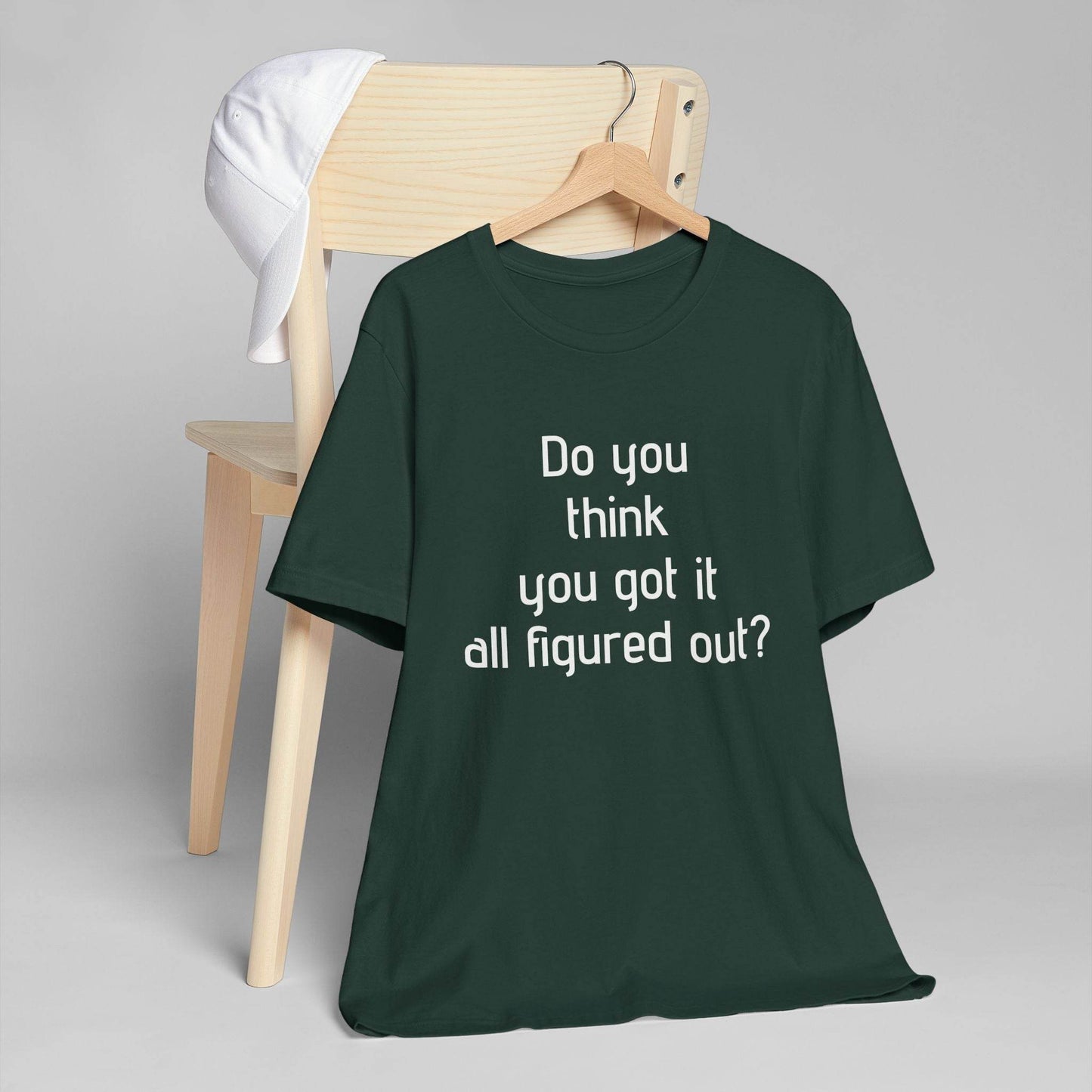 Inspirational Unisex Jersey T-Shirt - Think Again Vibe - The Dreamer's Bookshop.