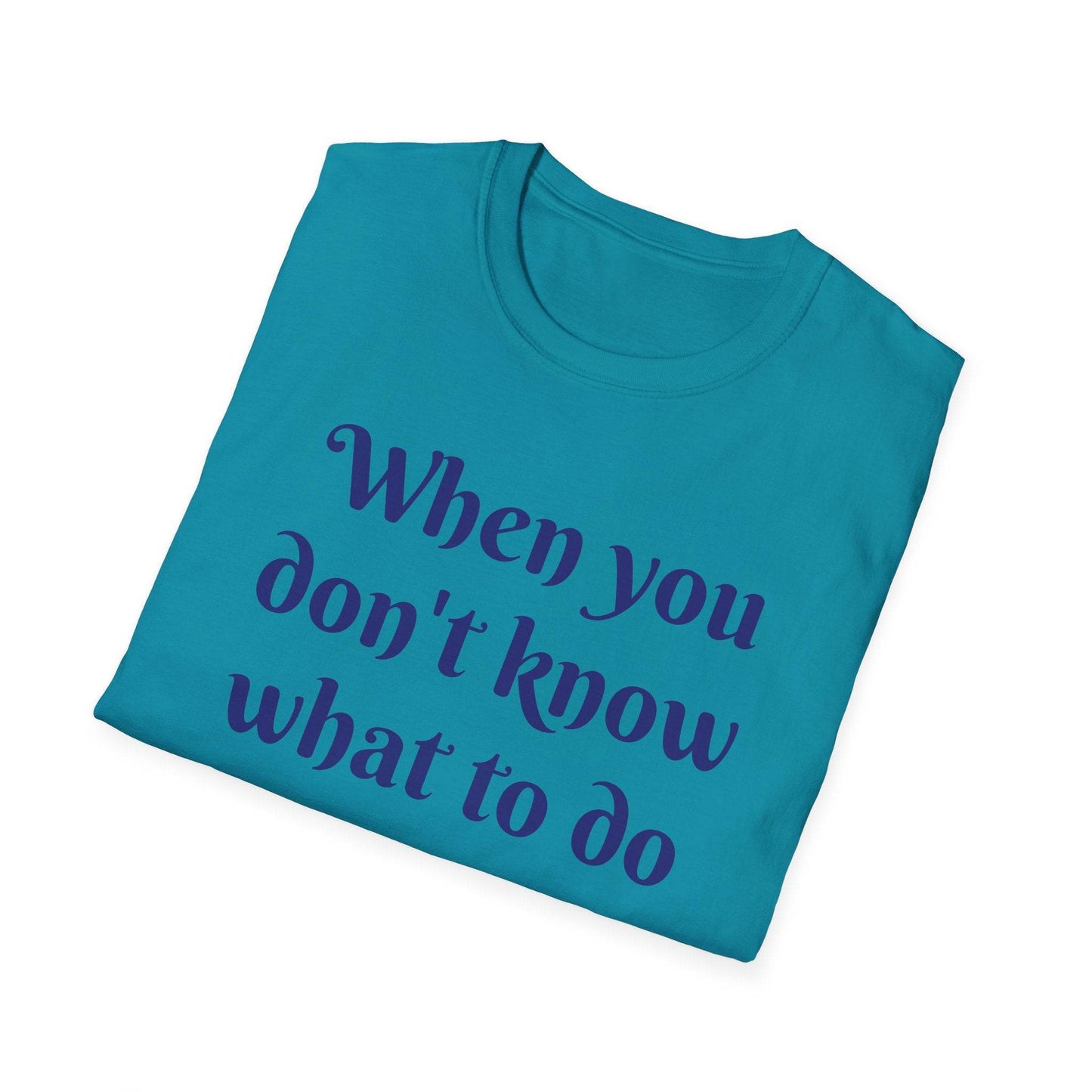 Unisex Softstyle T-Shirt - 'Just Breathe' - The Dreamer's Bookshop.