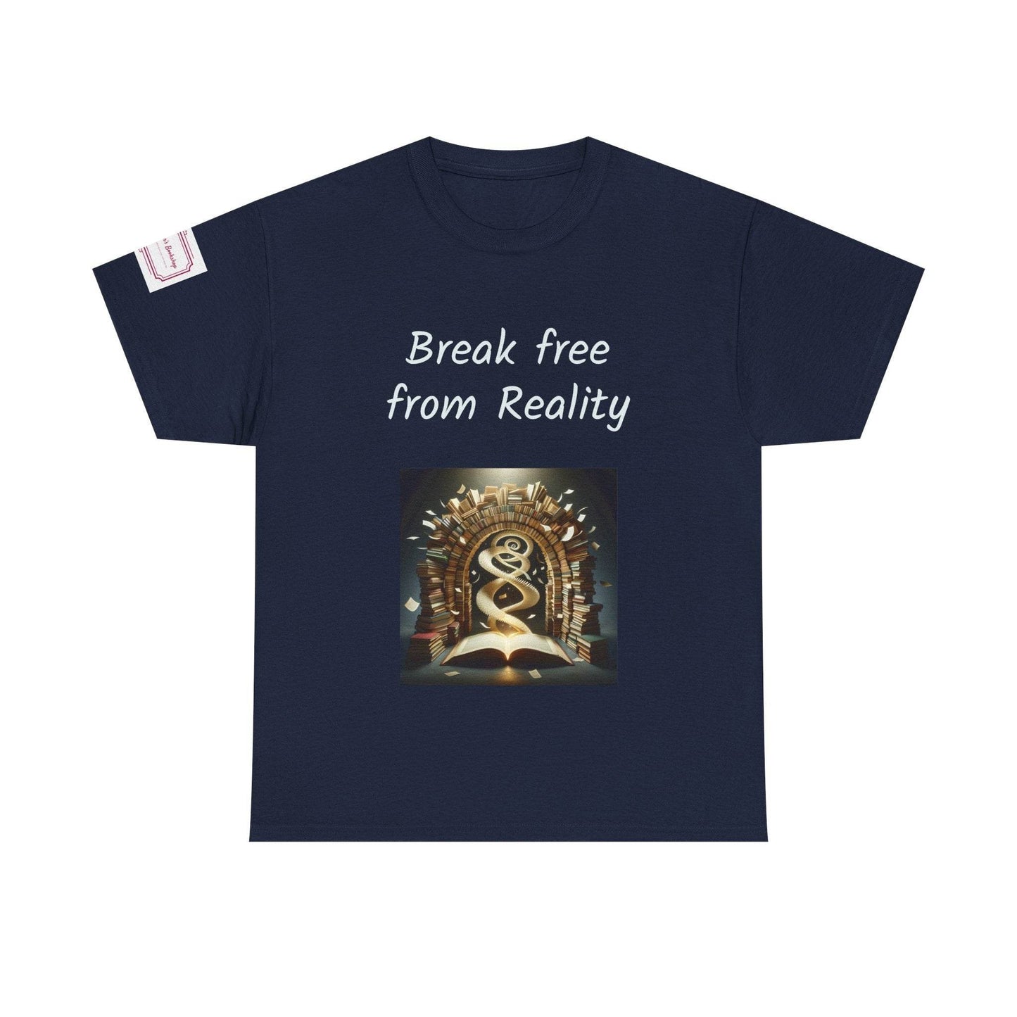 Break Free - Unisex Heavy Cotton Tee - Book Lovers - The Dreamer's Bookshop.
