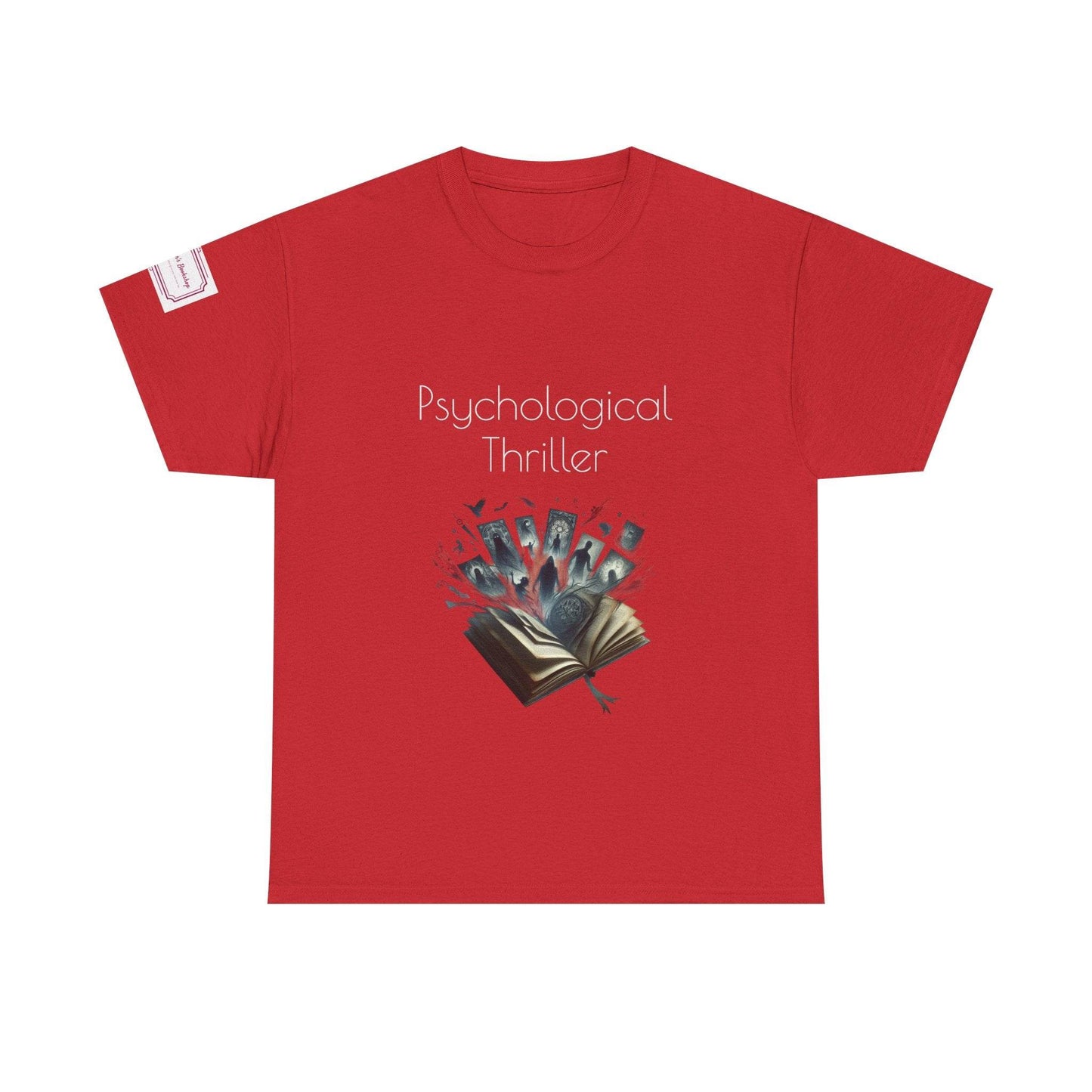 Fiction - Graphic Unisex Heavy Cotton Tee - Psychological Thriller - The Dreamer's Bookshop.