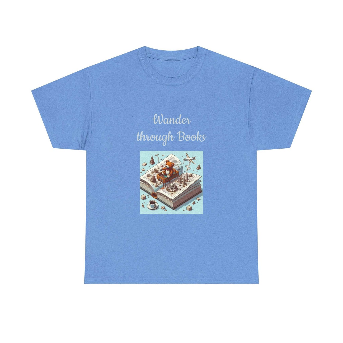 Wander - Unisex Heavy Cotton Tee for Book Lovers - The Dreamer's Bookshop.