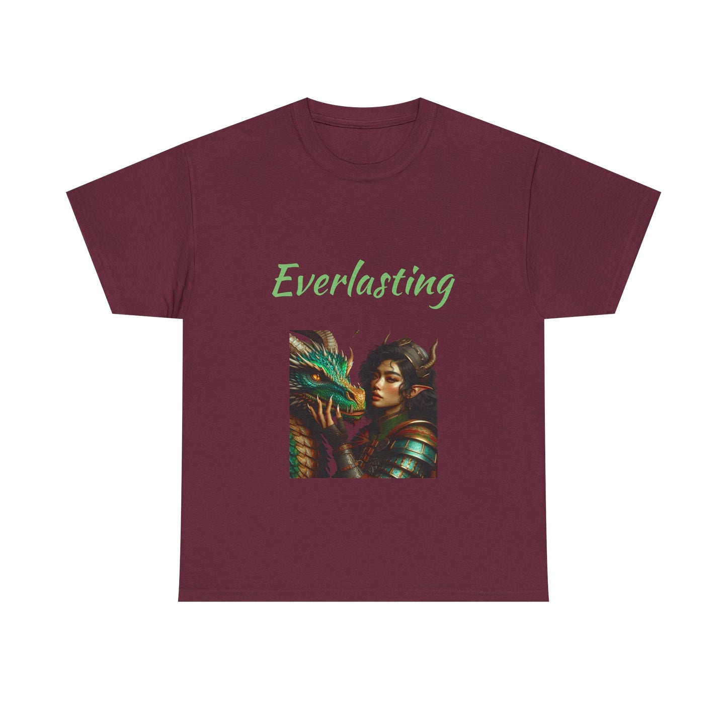 Book Lover's Unisex Heavy Cotton Tee - "Everlasting" - The Dreamer's Bookshop.