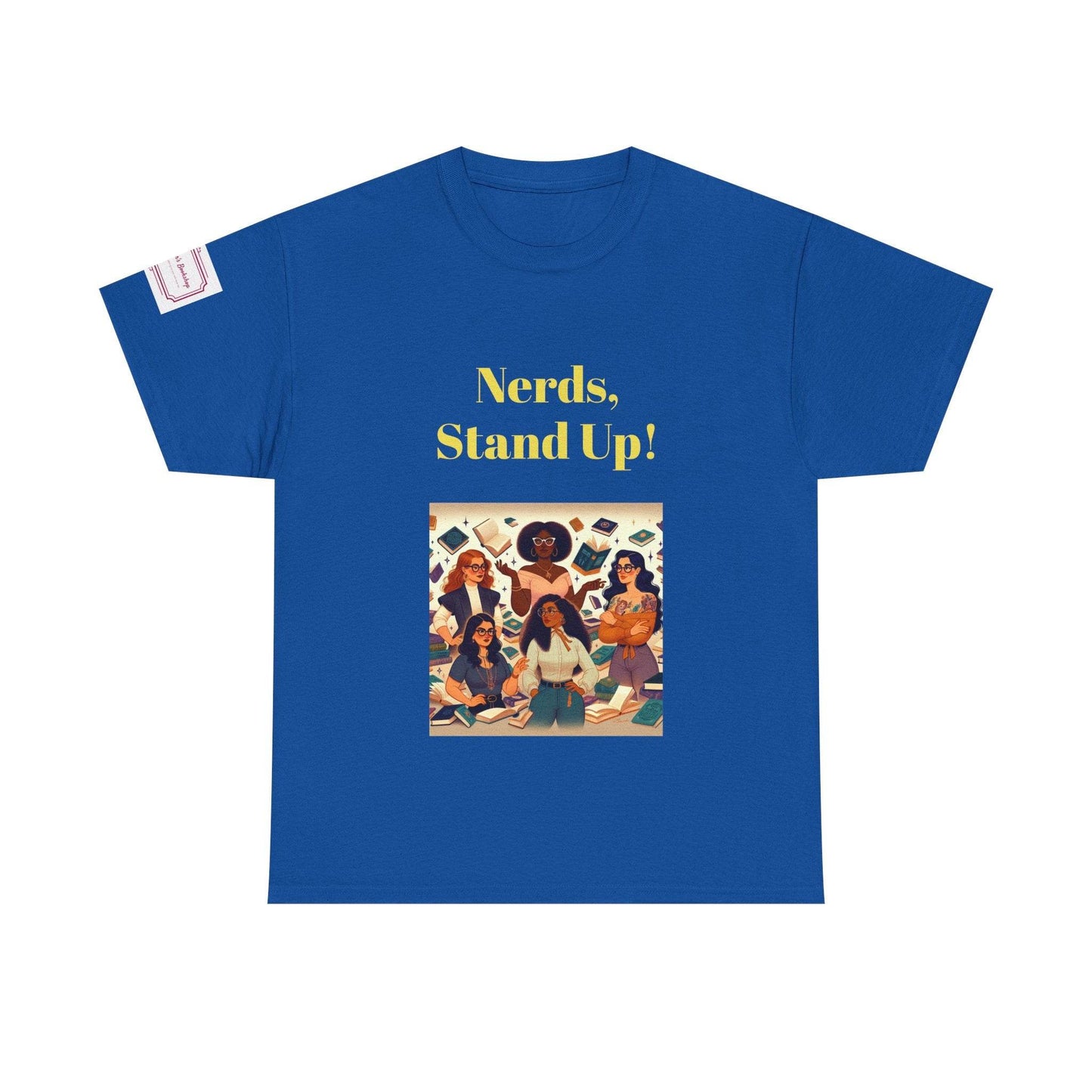 Nerds Stand Up - Unisex Heavy Cotton Tee - Book Lovers - The Dreamer's Bookshop.