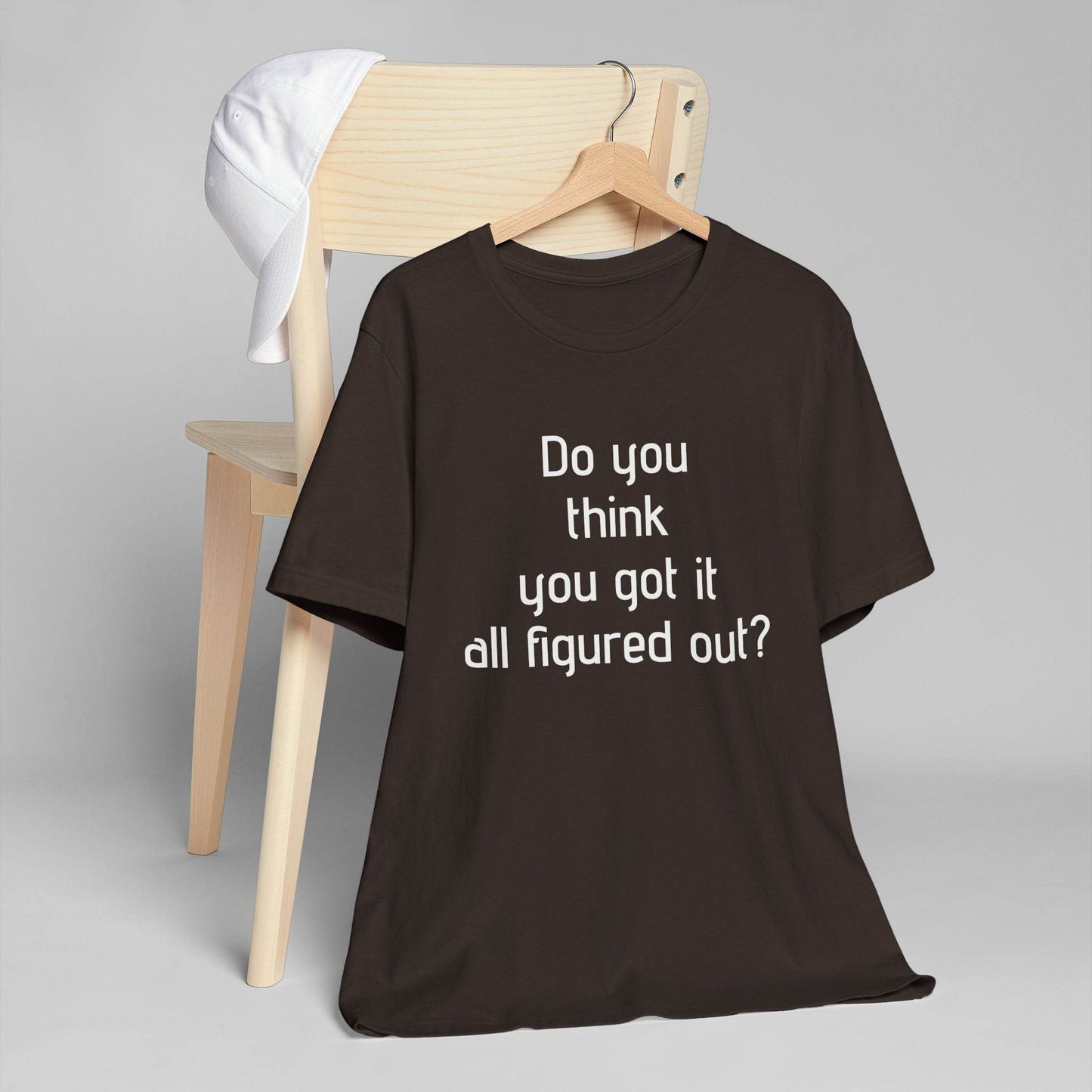 Inspirational Unisex Jersey T-Shirt - Think Again Vibe - The Dreamer's Bookshop.
