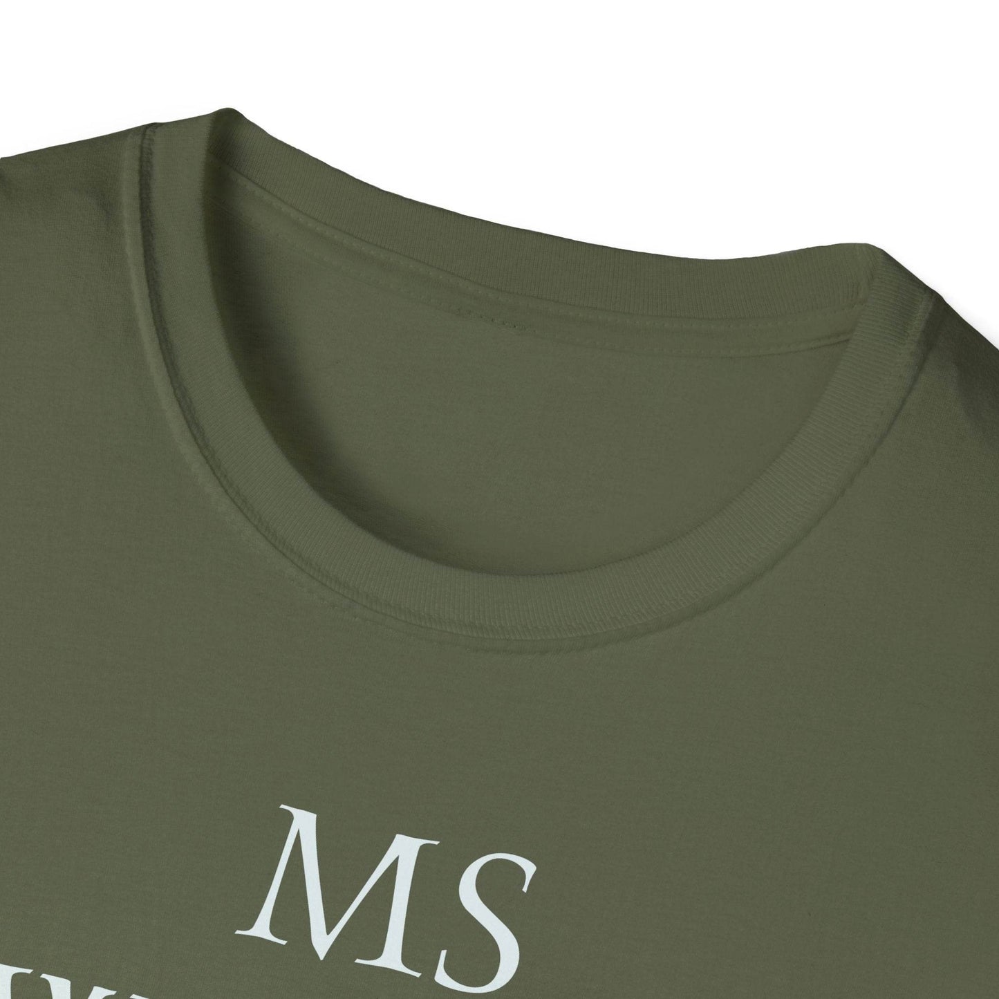 M.S. Warrior Unisex Softstyle T-Shirt - What's Your Battle? - The Dreamer's Bookshop.
