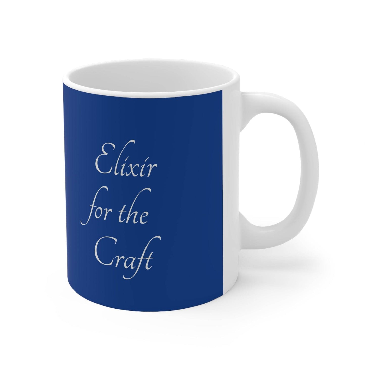 Inspiring Ceramic Coffee Mug - 'Elixir for the Craft' - Perfect Gift for Coffee Lovers - The Dreamer's Bookshop.