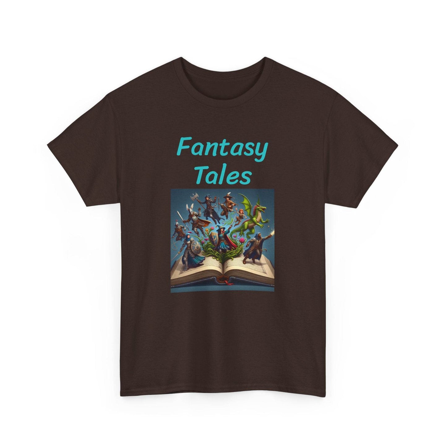Magic - Graphic Tee - Unisex Heavy Cotton T-Shirt - Fantasy Tales - The Dreamer's Bookshop.