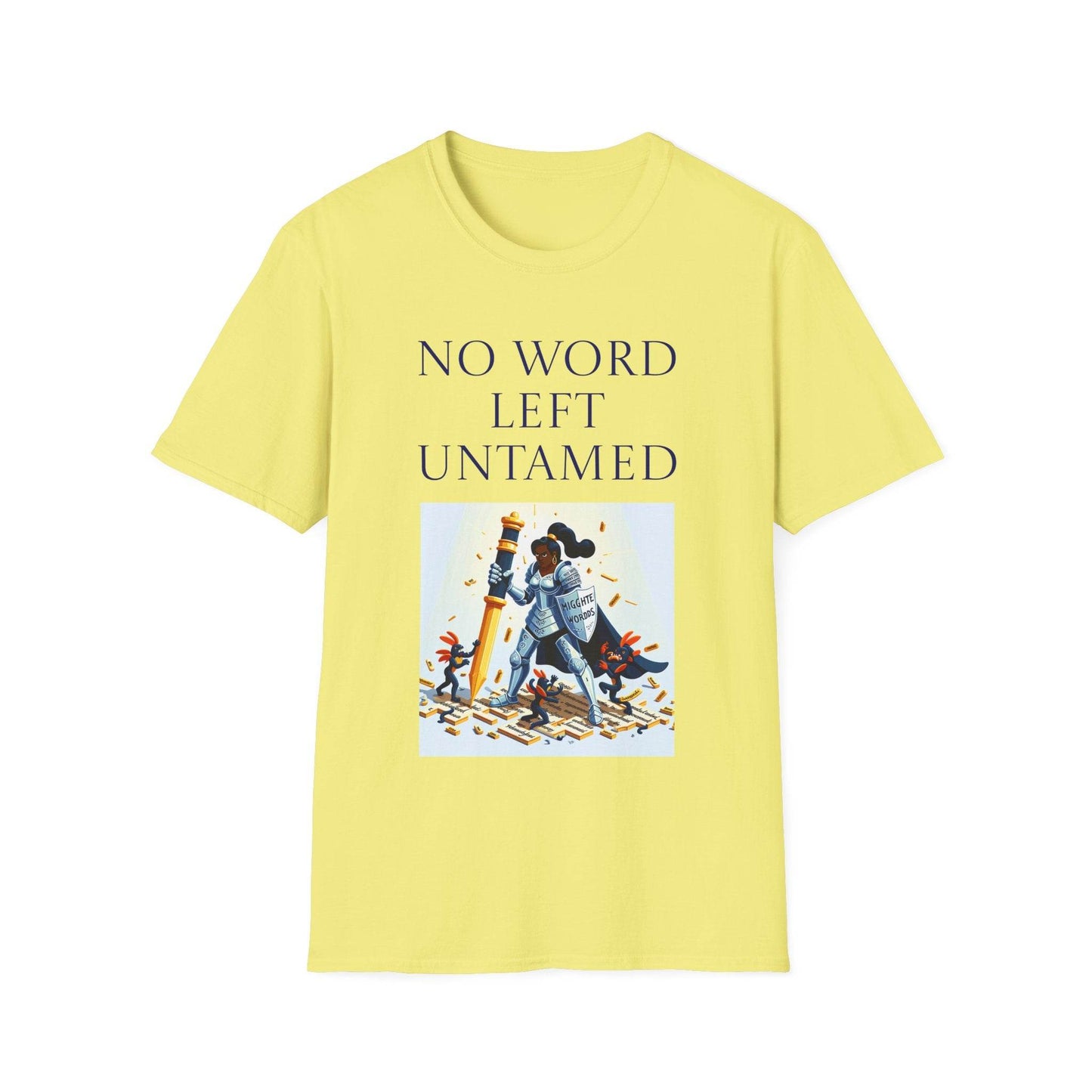 Unisex Softstyle T-Shirt - 'No Word' - The Dreamer's Bookshop.