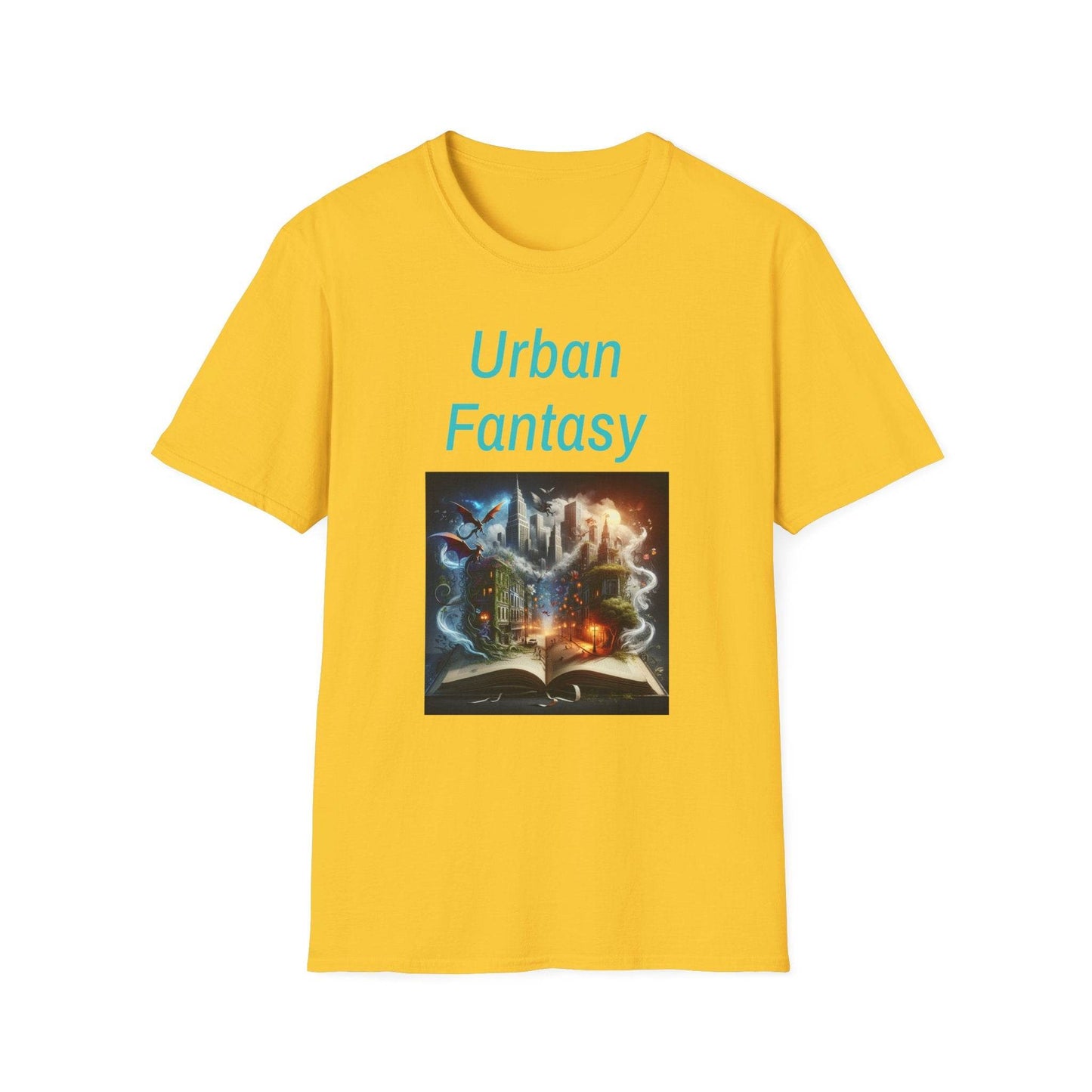 Urban Fantasy Unisex Softstyle T-Shirt - Dreamy Graphic Tee for Book Lovers - The Dreamer's Bookshop.