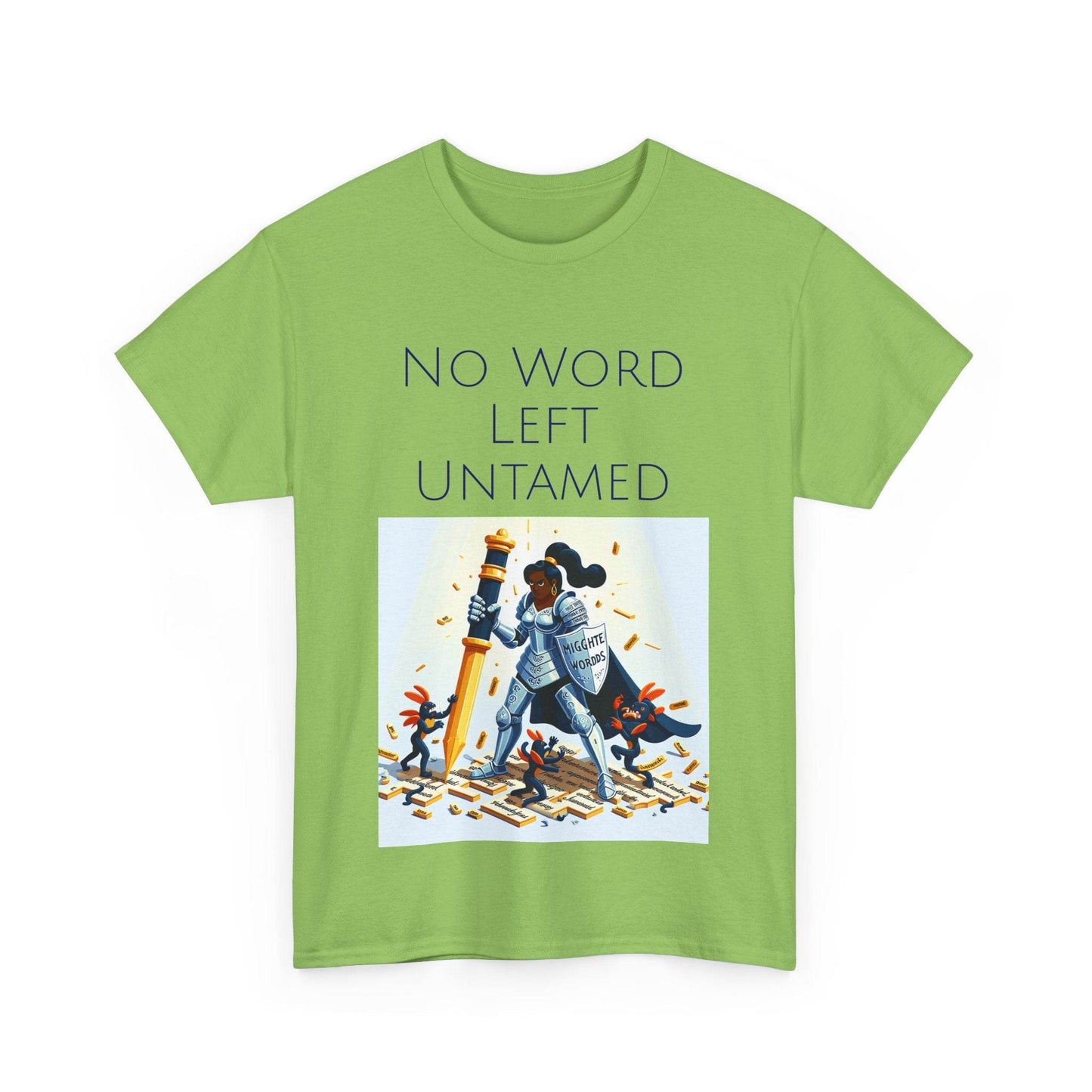 No Word Unisex Heavy Cotton Tee - Creative Writer's Apparel - The Dreamer's Bookshop.