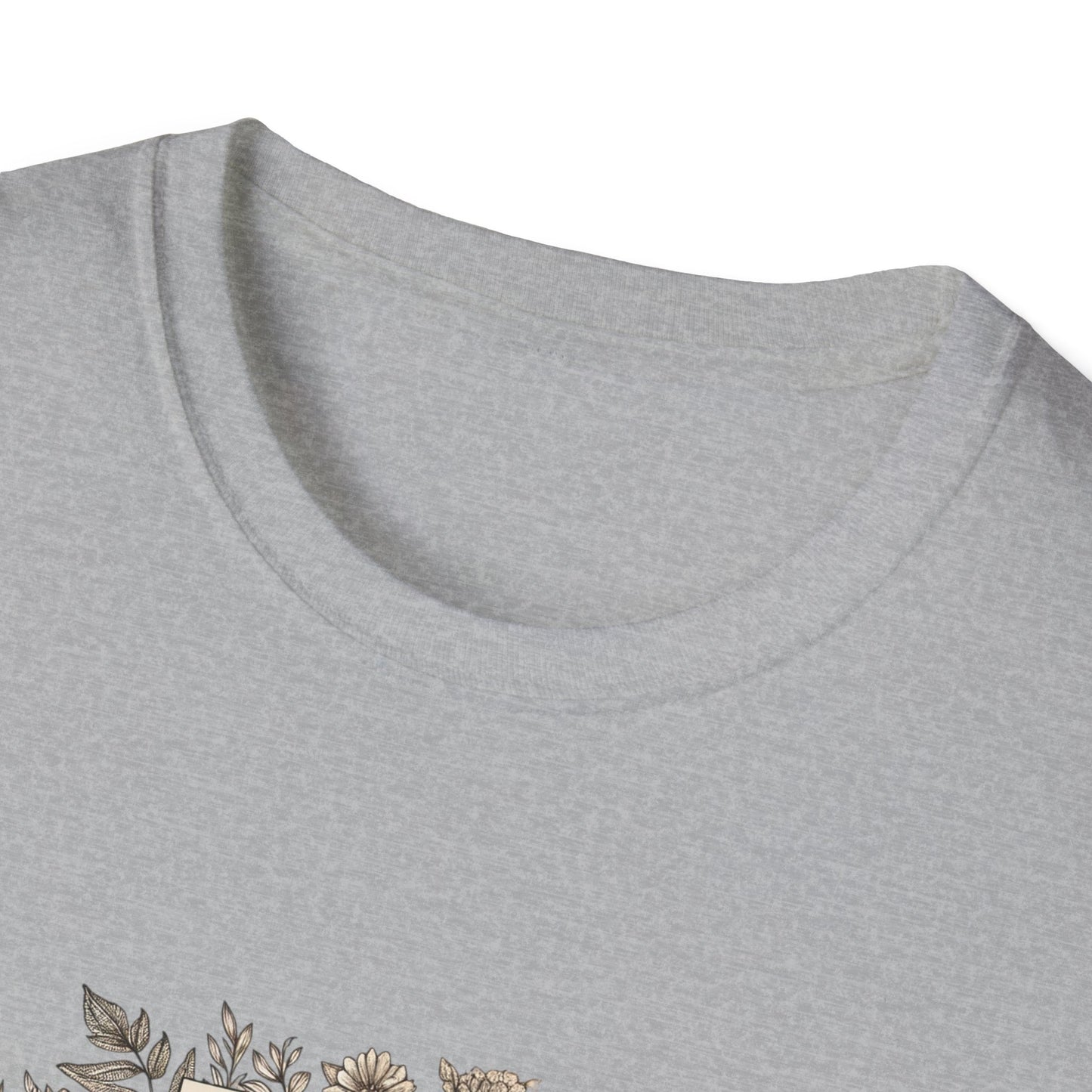 Unisex T-Shirt - Vintage Writing "Story Begins" for Book Lovers - The Dreamer's Bookshop.