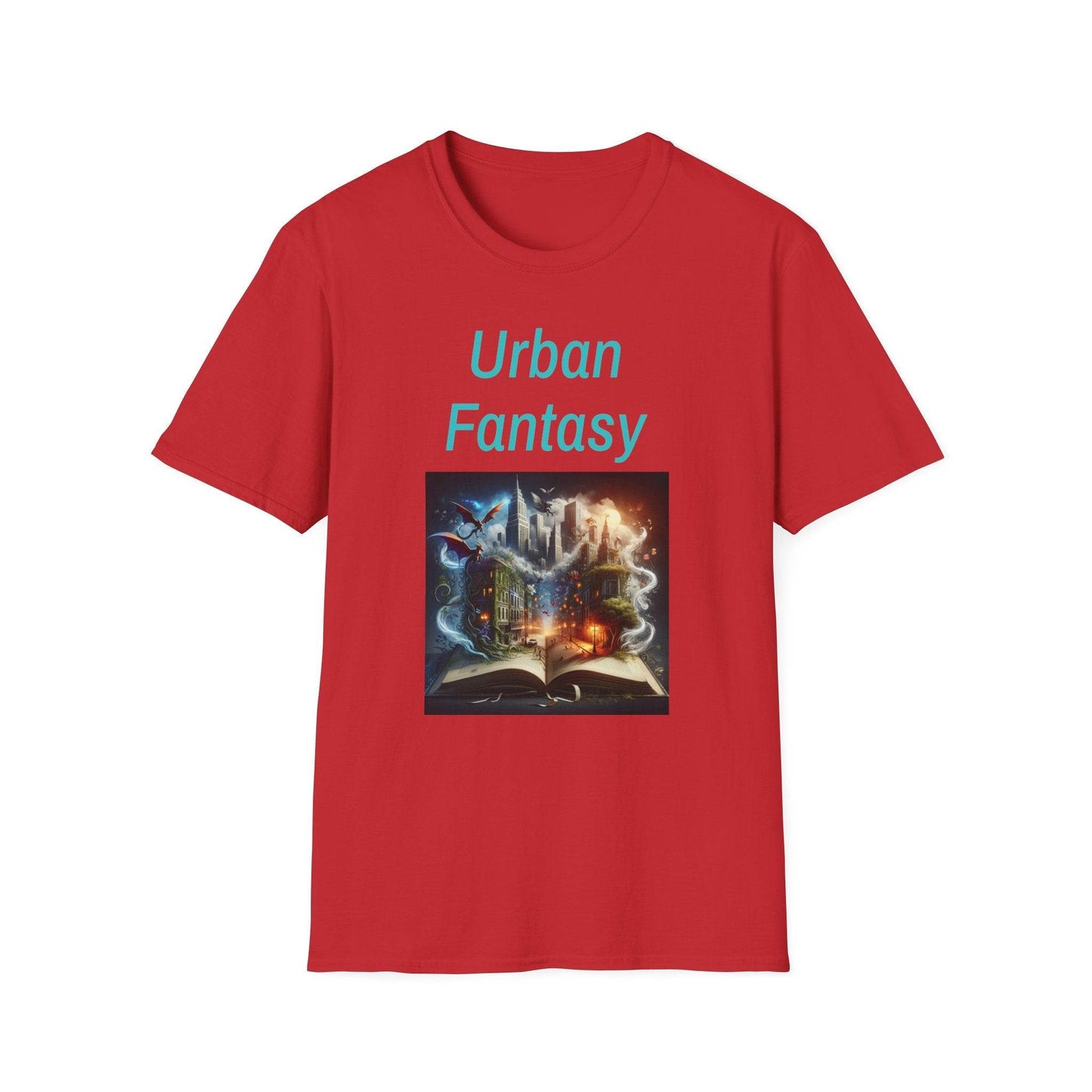 Urban Fantasy Unisex Softstyle T-Shirt - Dreamy Graphic Tee for Book Lovers - The Dreamer's Bookshop.
