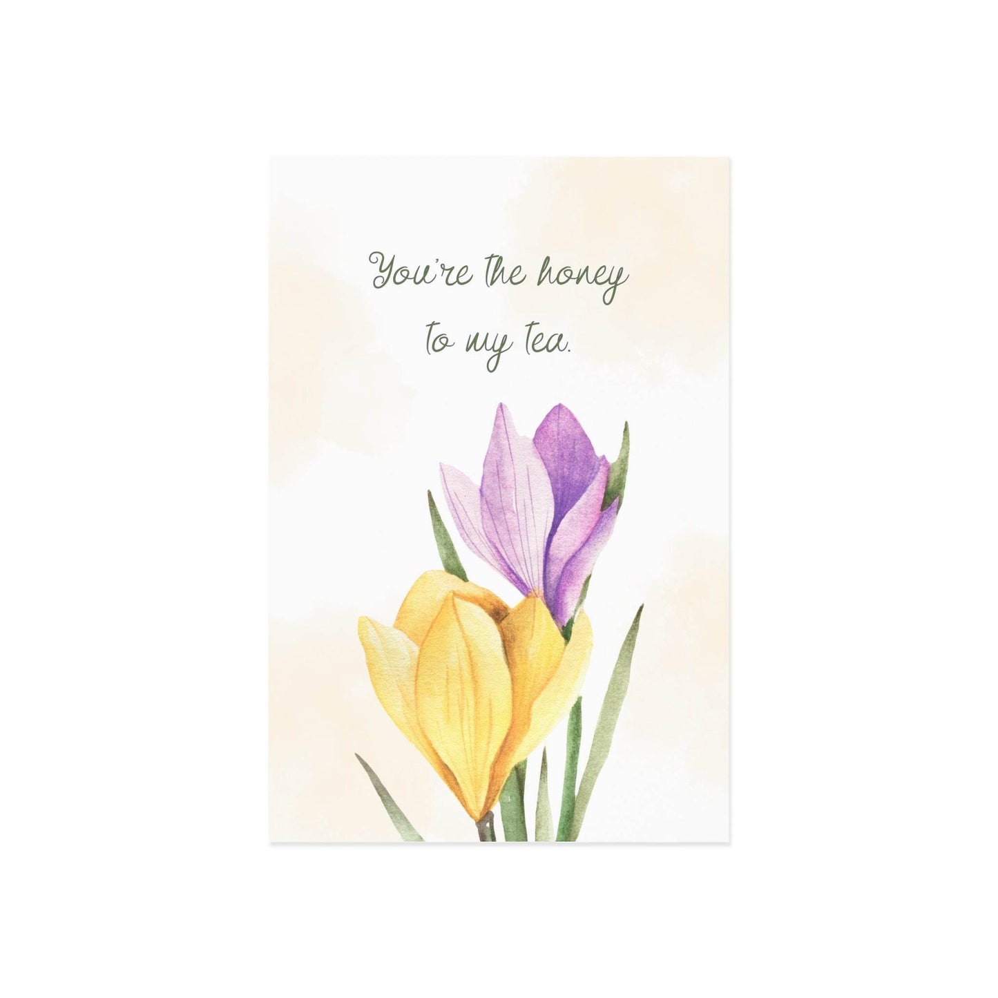 The Dreamer's Bookshop Affection "You're the Honey" Art Print Card - The Dreamer's Bookshop.