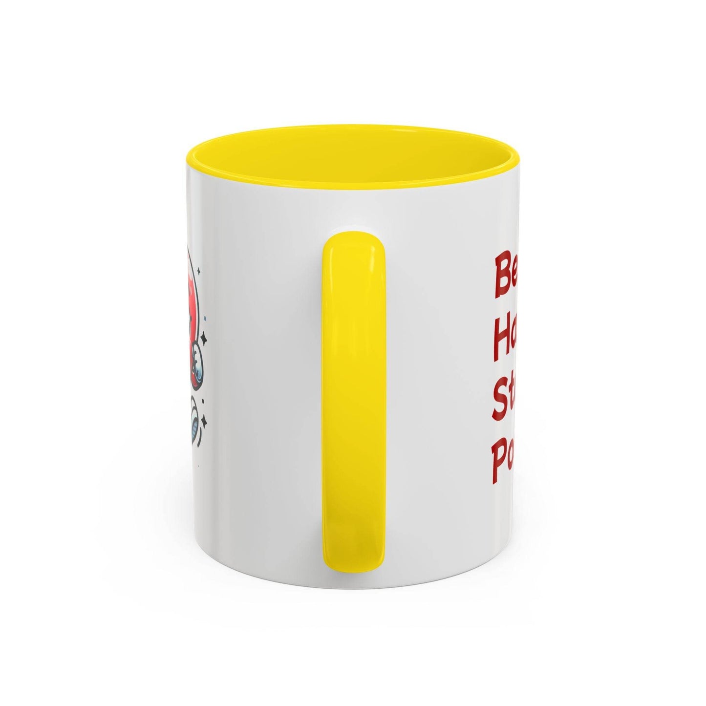 Playful Heart Running Coffee Mug - Cute Gift for Positive Thinkers - The Dreamer's Bookshop.