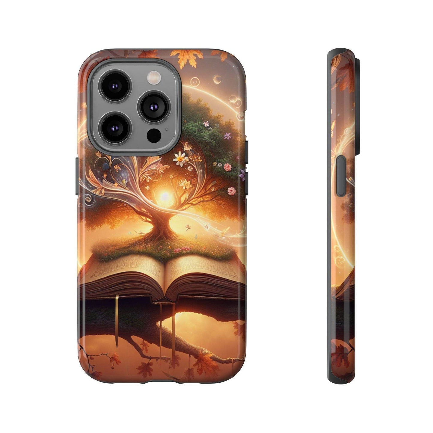 Nature-Inspired iPhone & Samsung Phone Case with Tree of Life Design - The Dreamer's Bookshop.