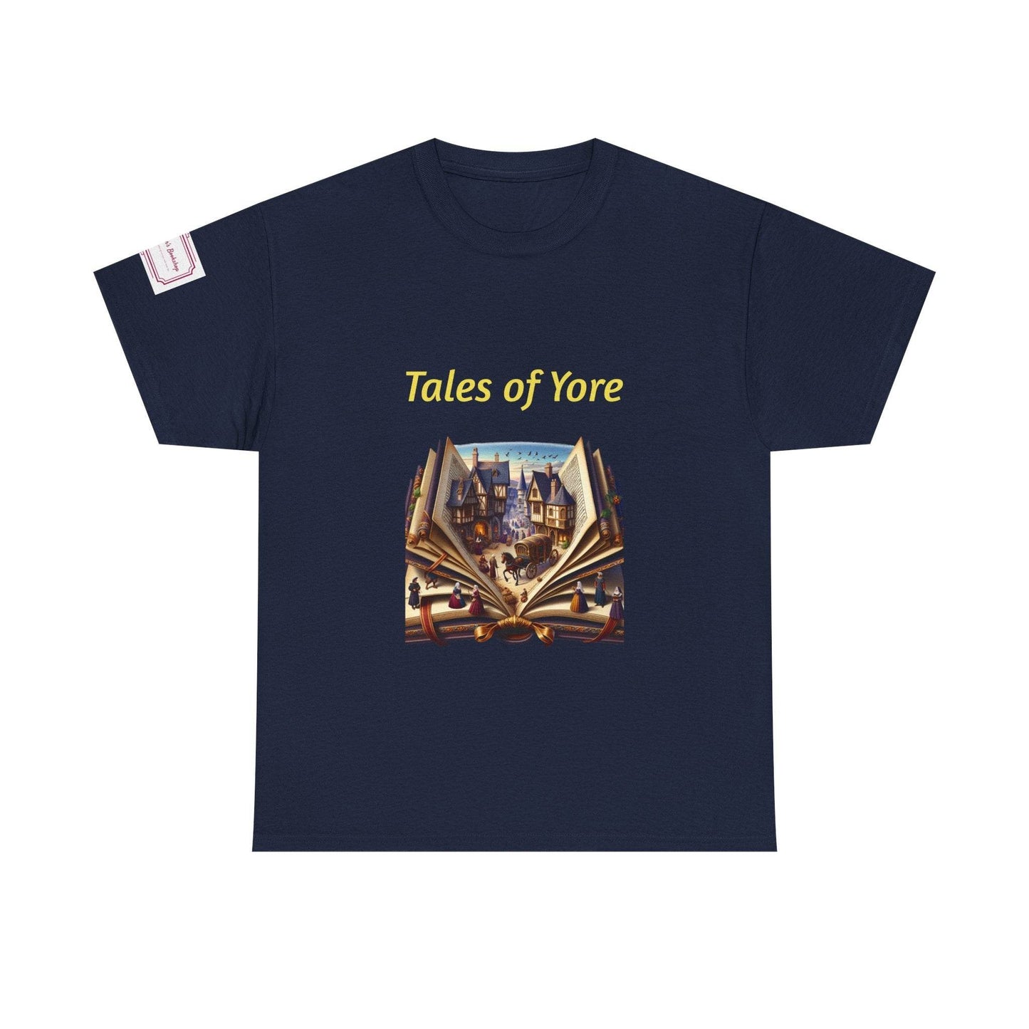 Tales of Yore - Graphic Unisex Heavy Cotton Tee - Historical Books - The Dreamer's Bookshop.